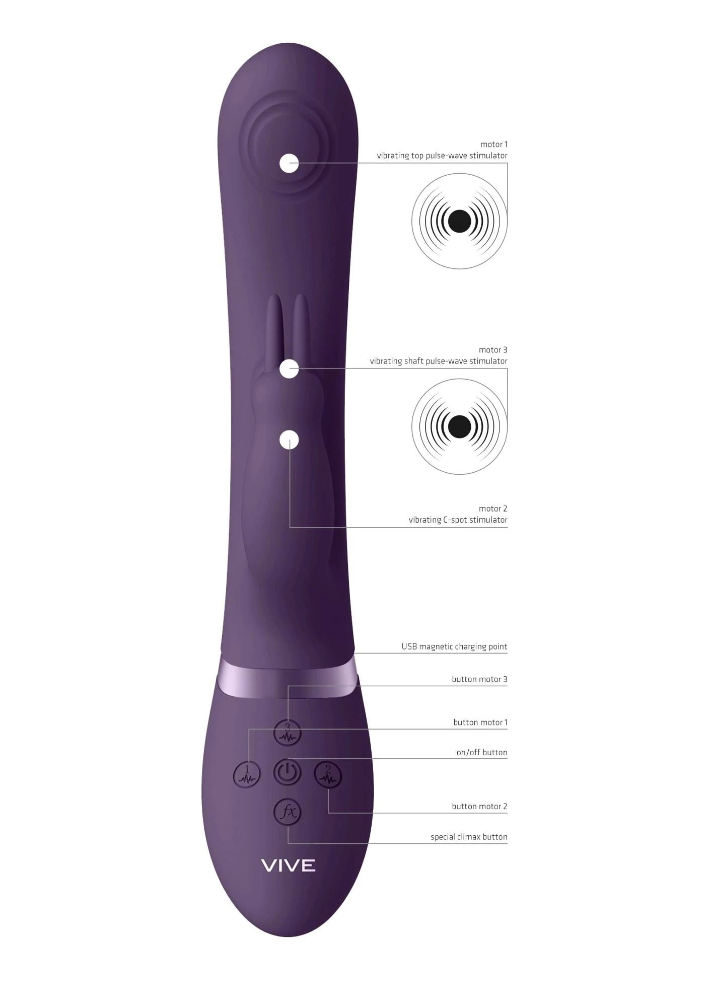 Mai - Pulse-Wave & Lapin point C & point G - Violet
