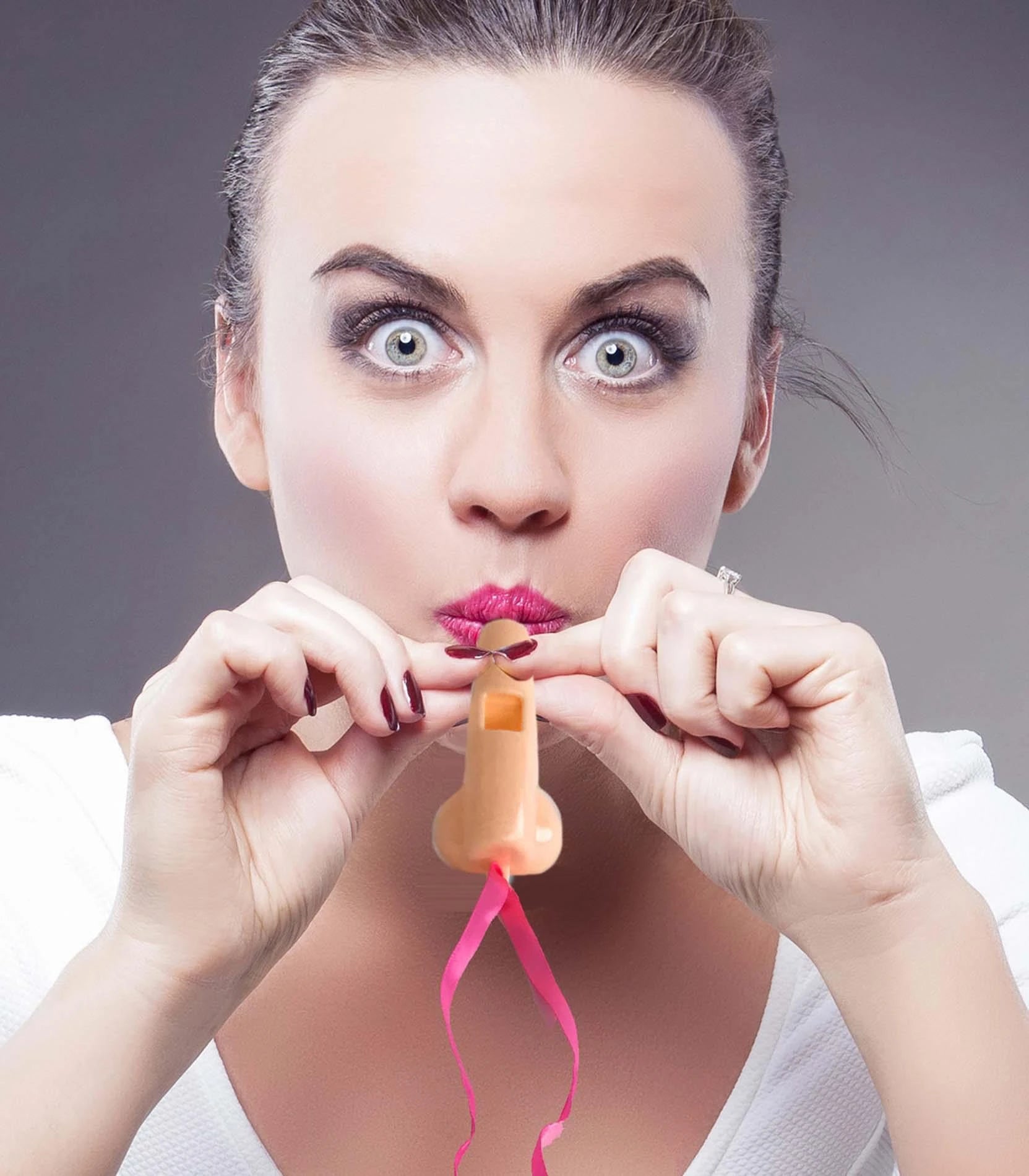 Super Fun Penis Party Whistles, 6pk