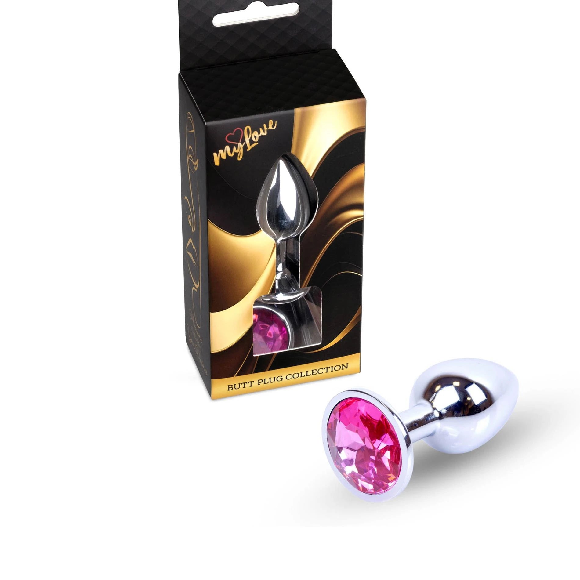 MyLove Toys - Bijoux PLUG Argenté - Rose