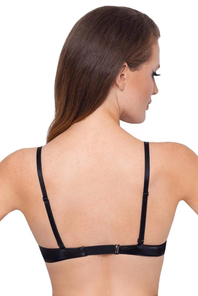 Soutien-gorge vinyle noir 80D