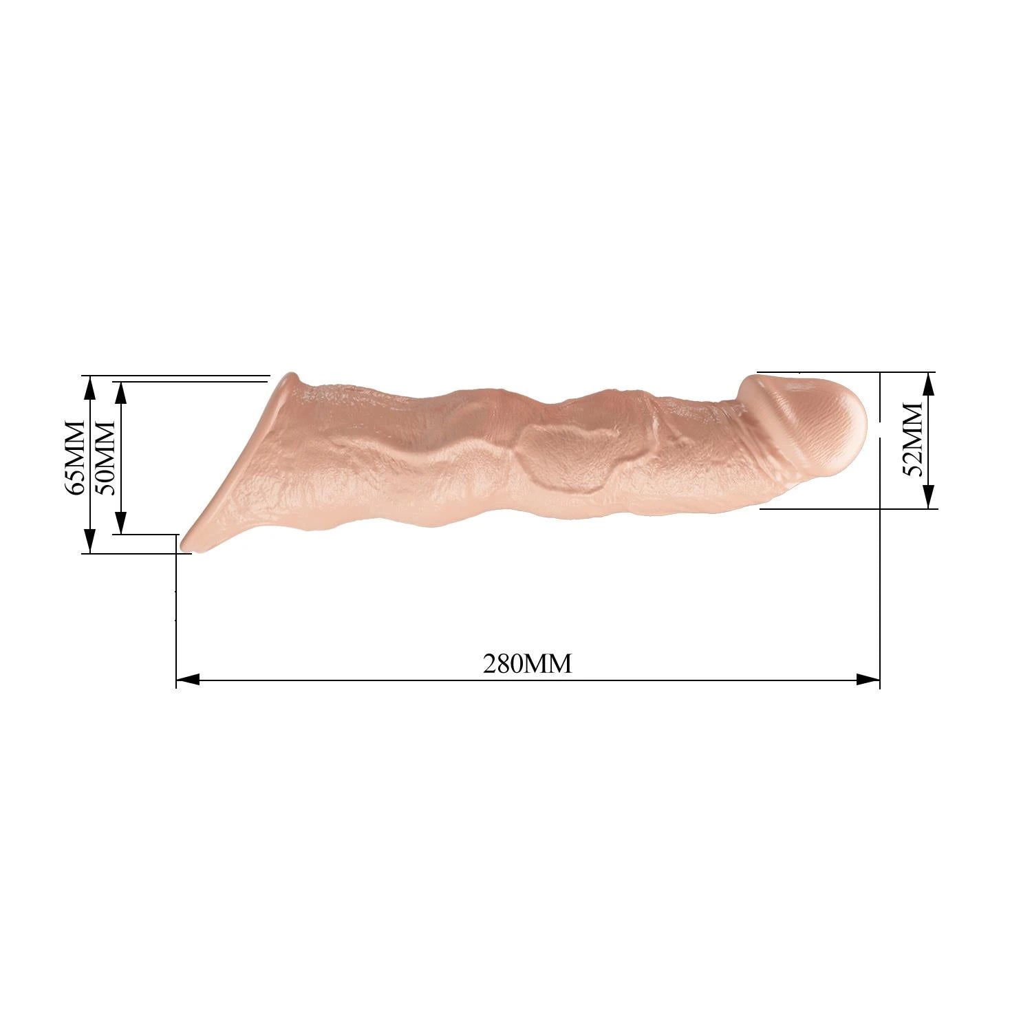 Pretty Love Extension Penis Sleeve with Modular Length Blocks – 28 cm