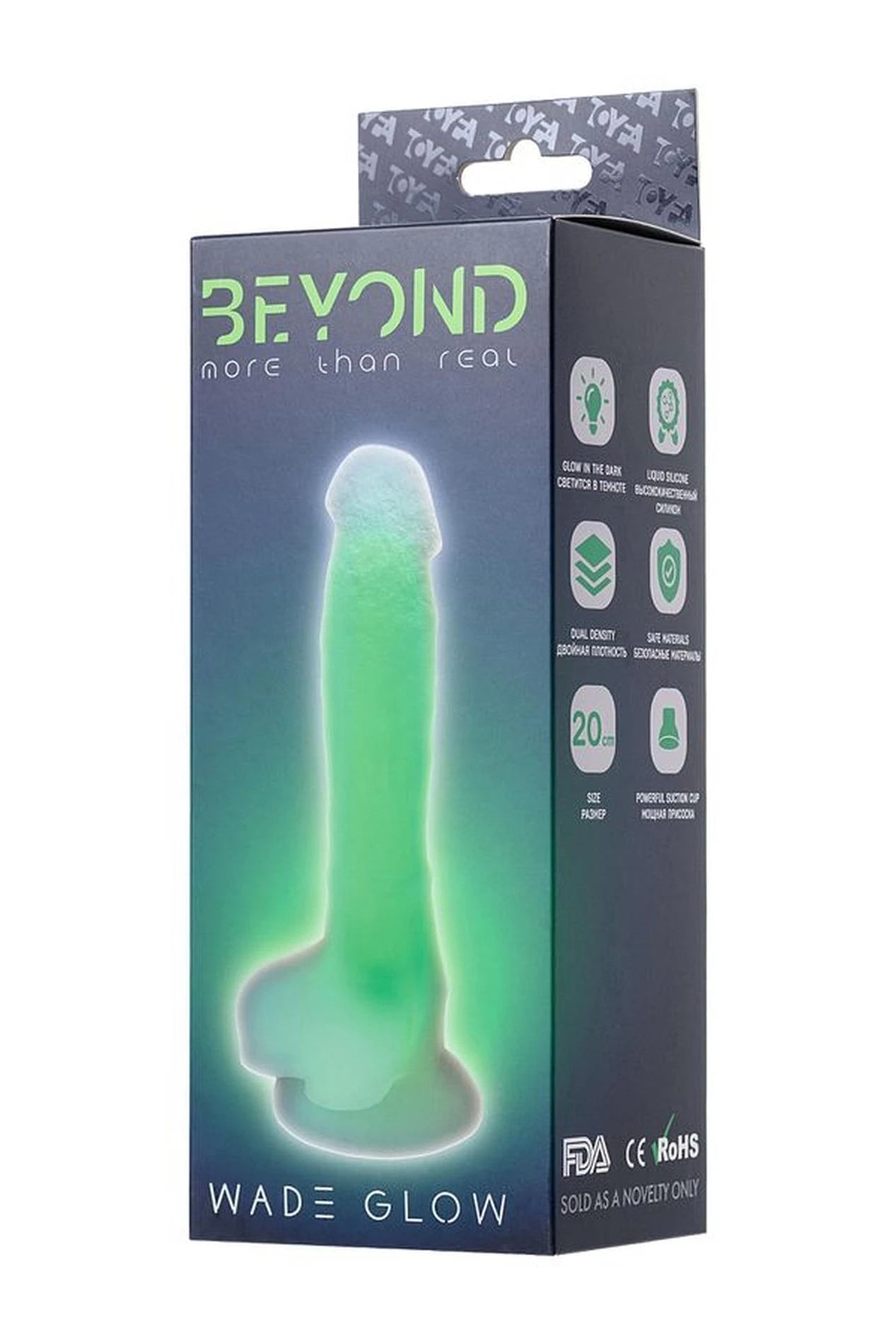 BEYOND BY TOYFA Wade Glow Green 14.5cm