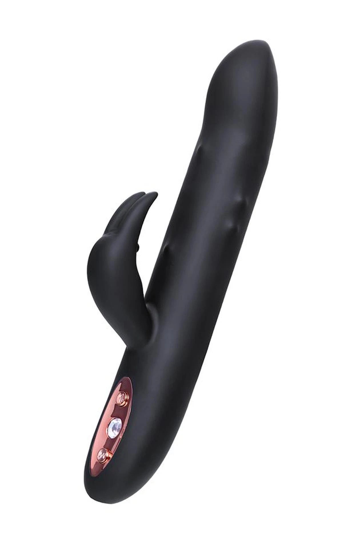 Vibromasseur WANAME D-SPLASH HAIL irréaliste, silicone, noir, 23,8 cm