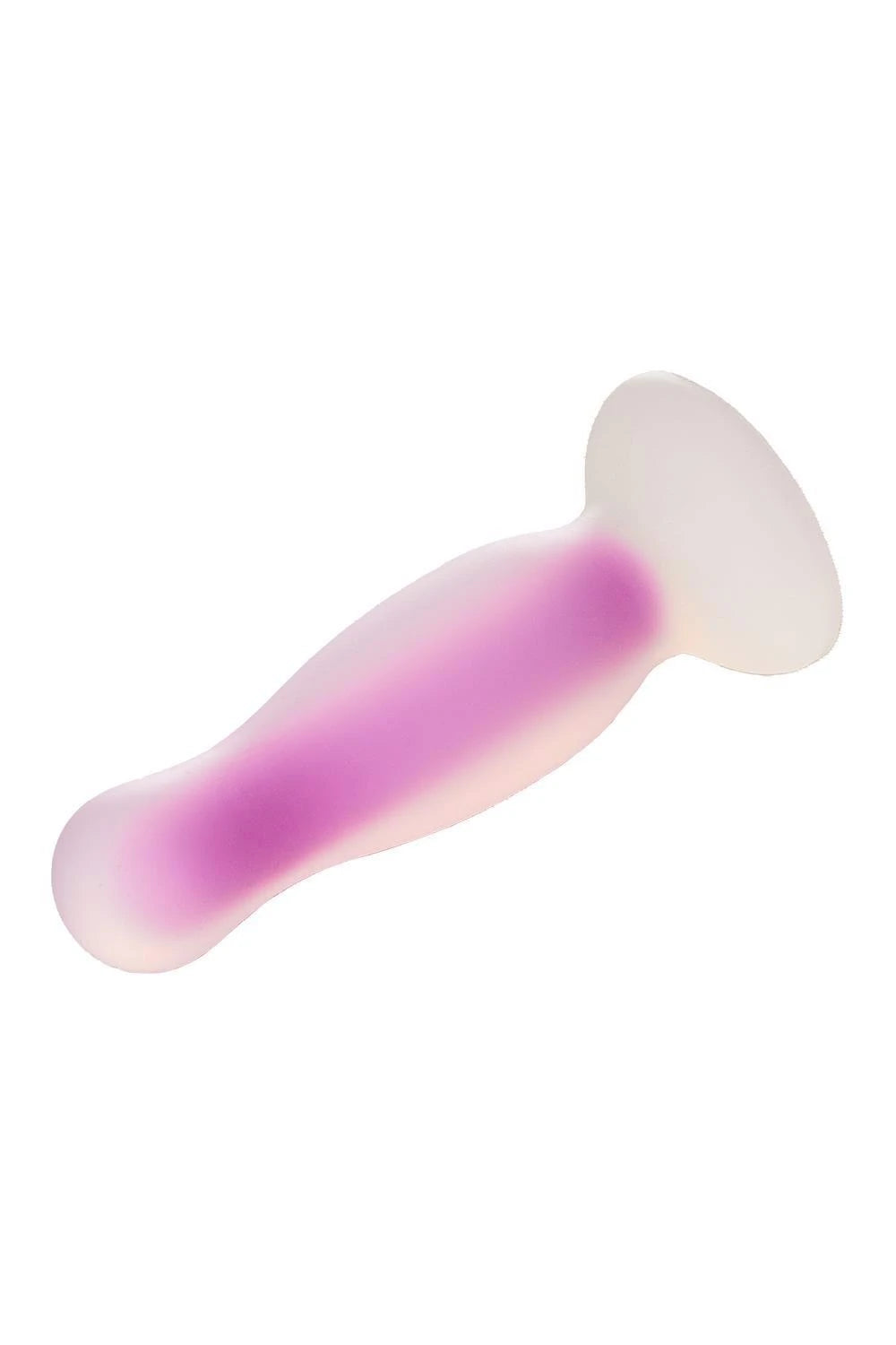 PLUG VIBRANT EN SILICONE SOUPLE LUMINESCENT DANS LE NOIR MOYEN VIOLET