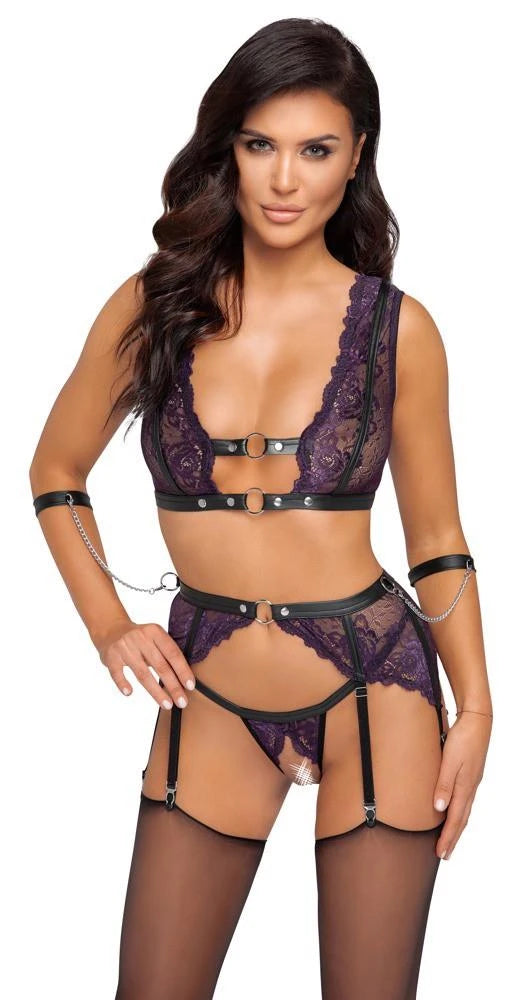 Ensemble Soutien-gorge Bondage XL