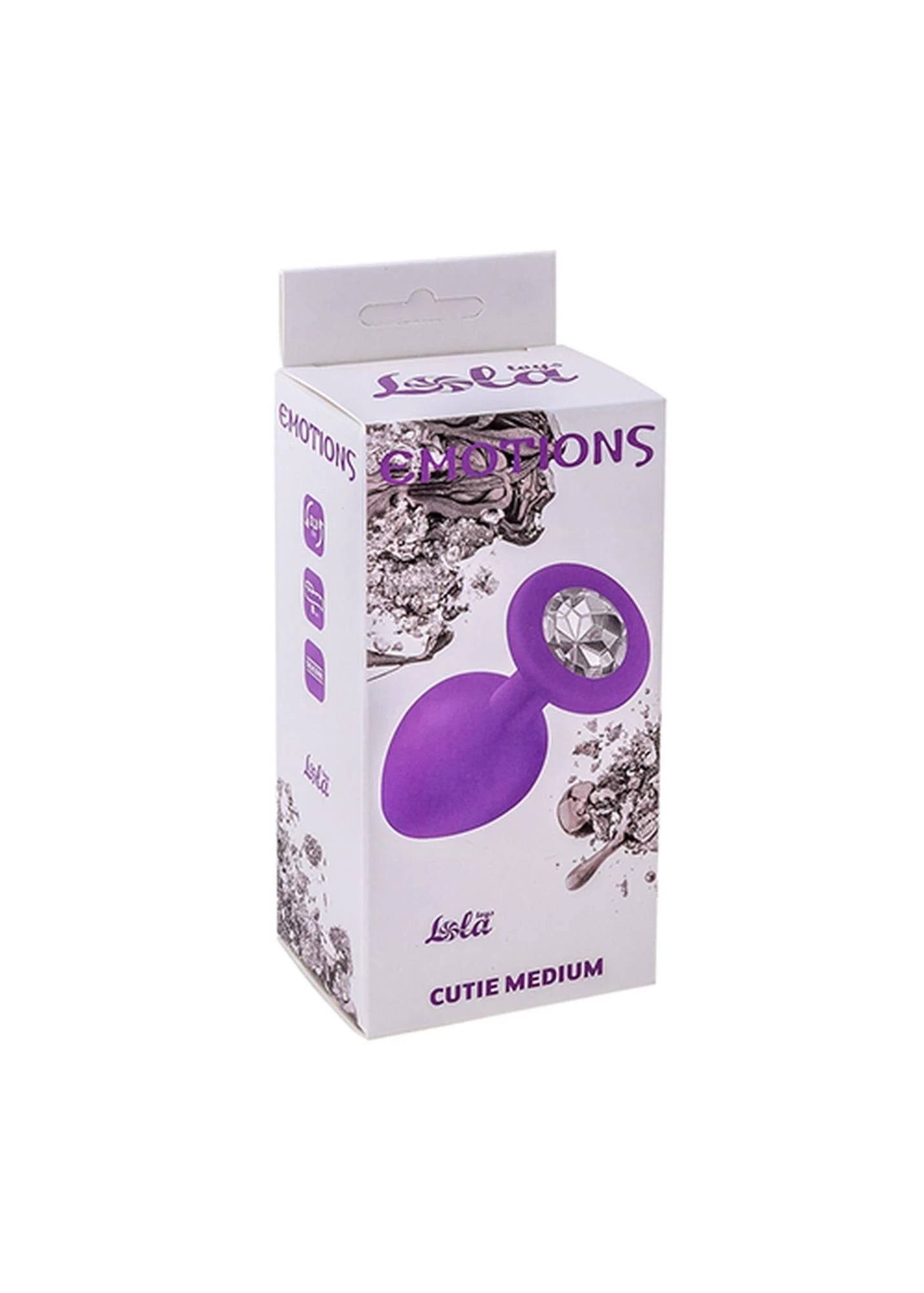 Plug-Anal Plug Émotions Cutie Medium Violet cristal clair