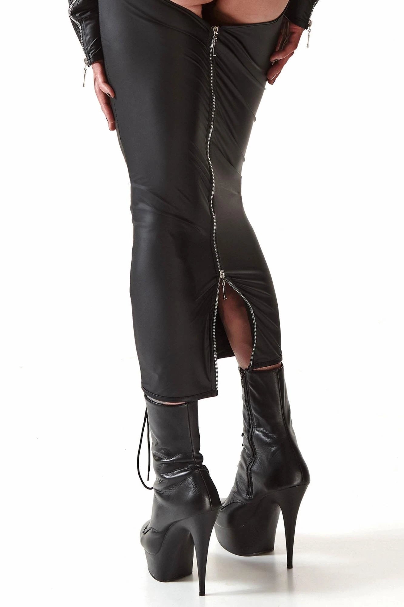 Regnes - CRD005 Robe longue noire M