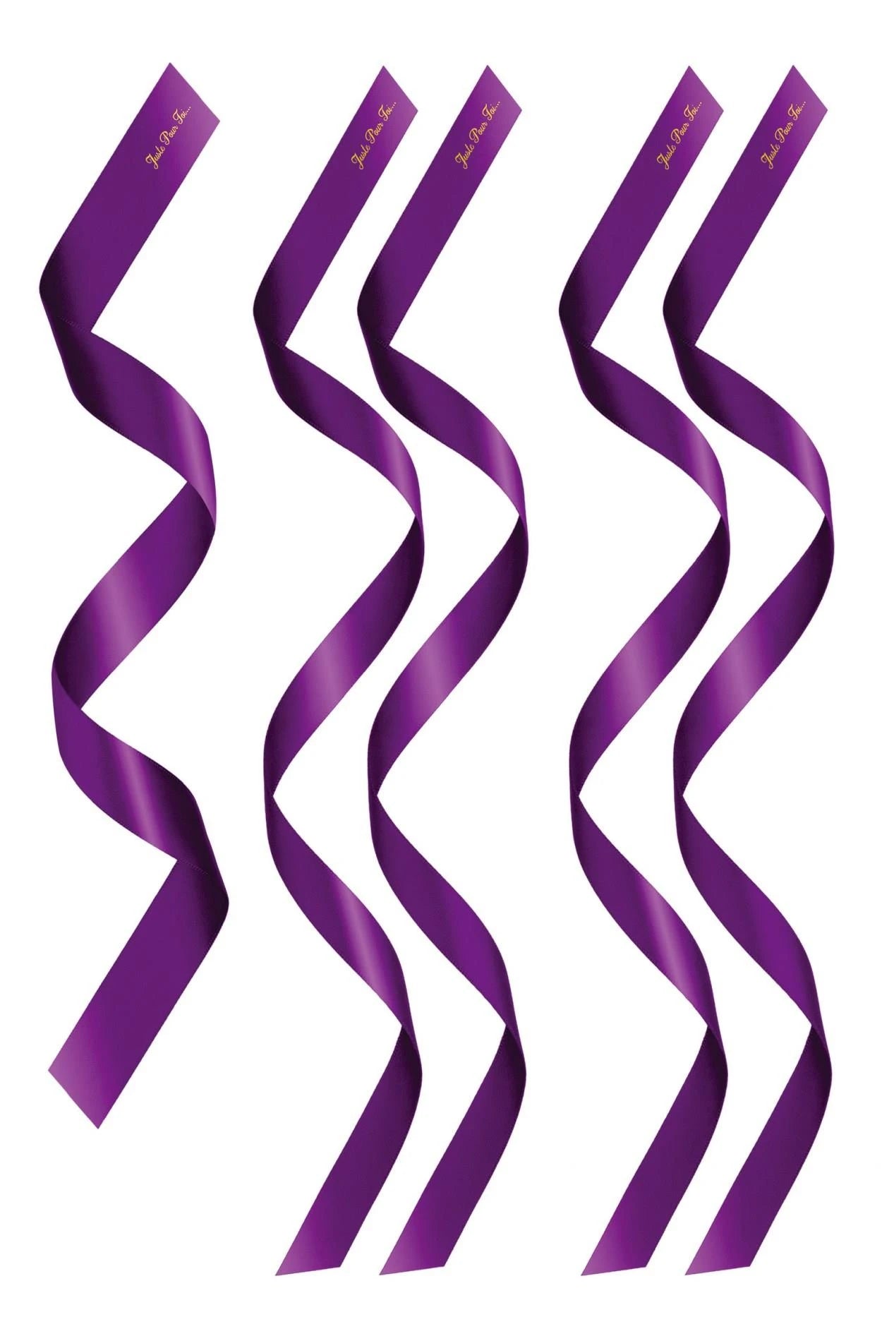 PACK HEADBANDS 1 + 4 PURPLE (Size: OS)