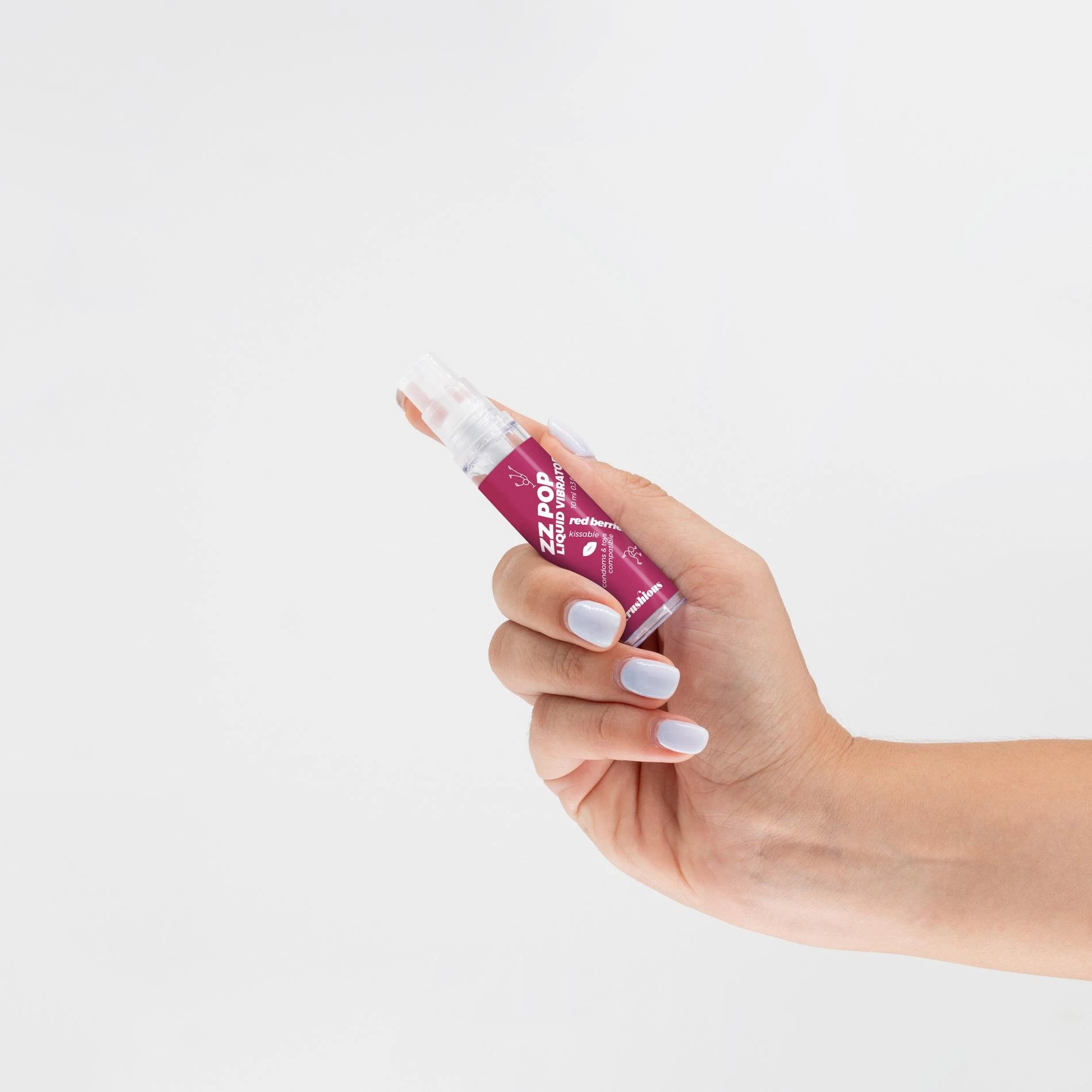 ZZ Pop - Kissable Liquid Vibrator - Red Berries - 0.3 fl oz / 10 ml
