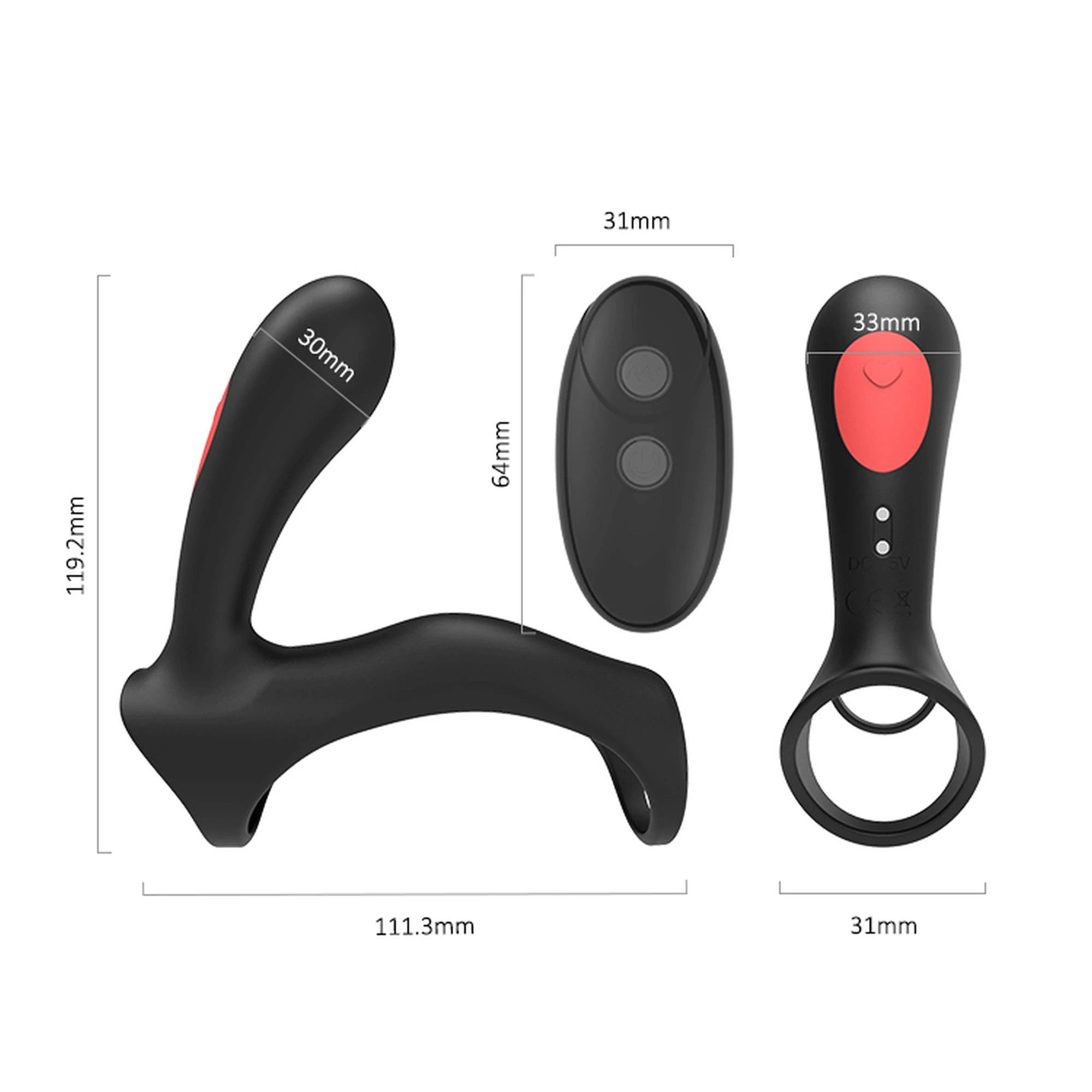 Black stamen (with remote)