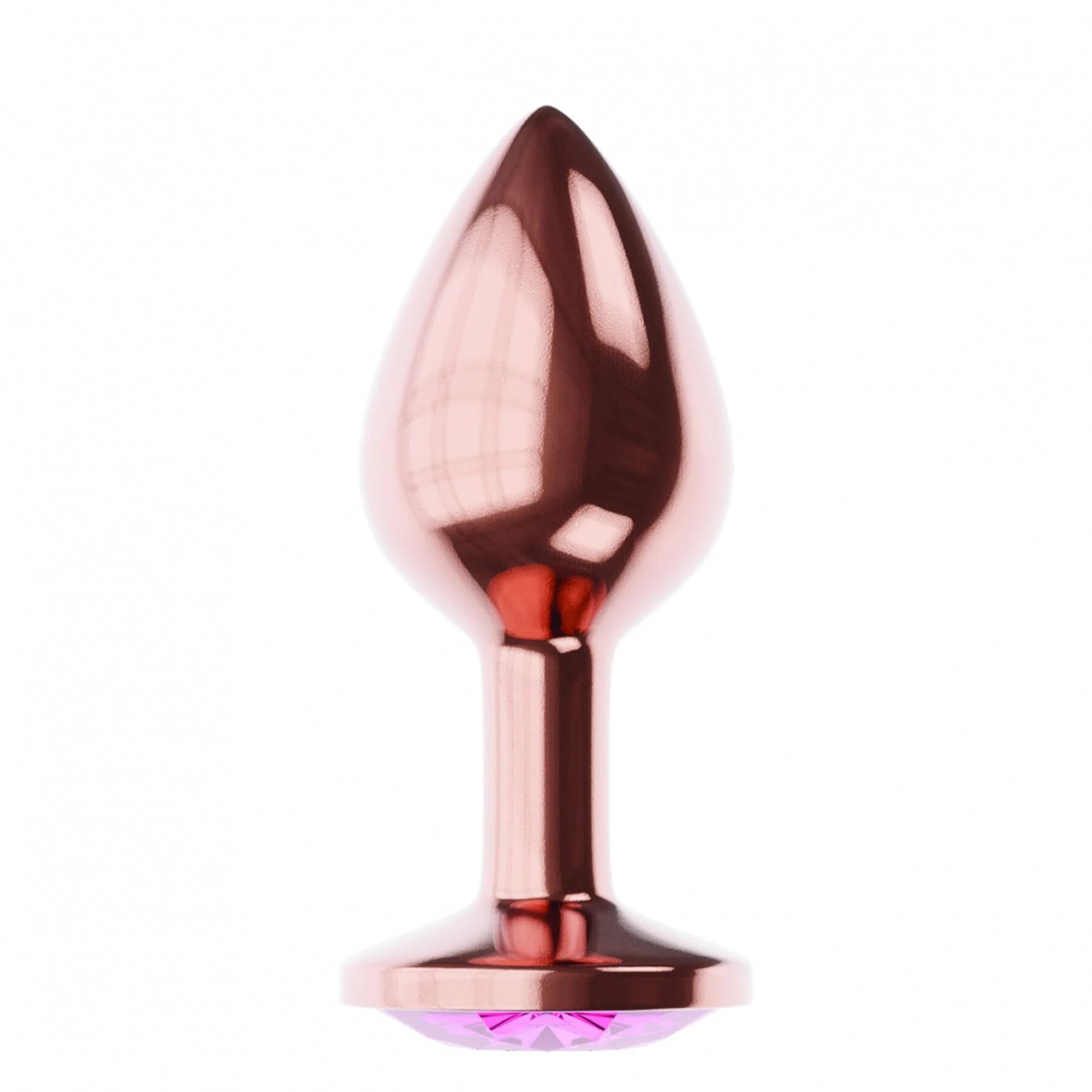 Plug-Plug anal Diamant Quartz Brillance L Or rose