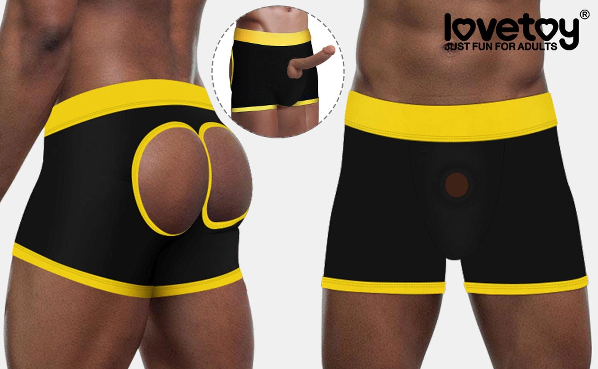 Shorts horny à sangle (tour de taille 96 - 106 cm)