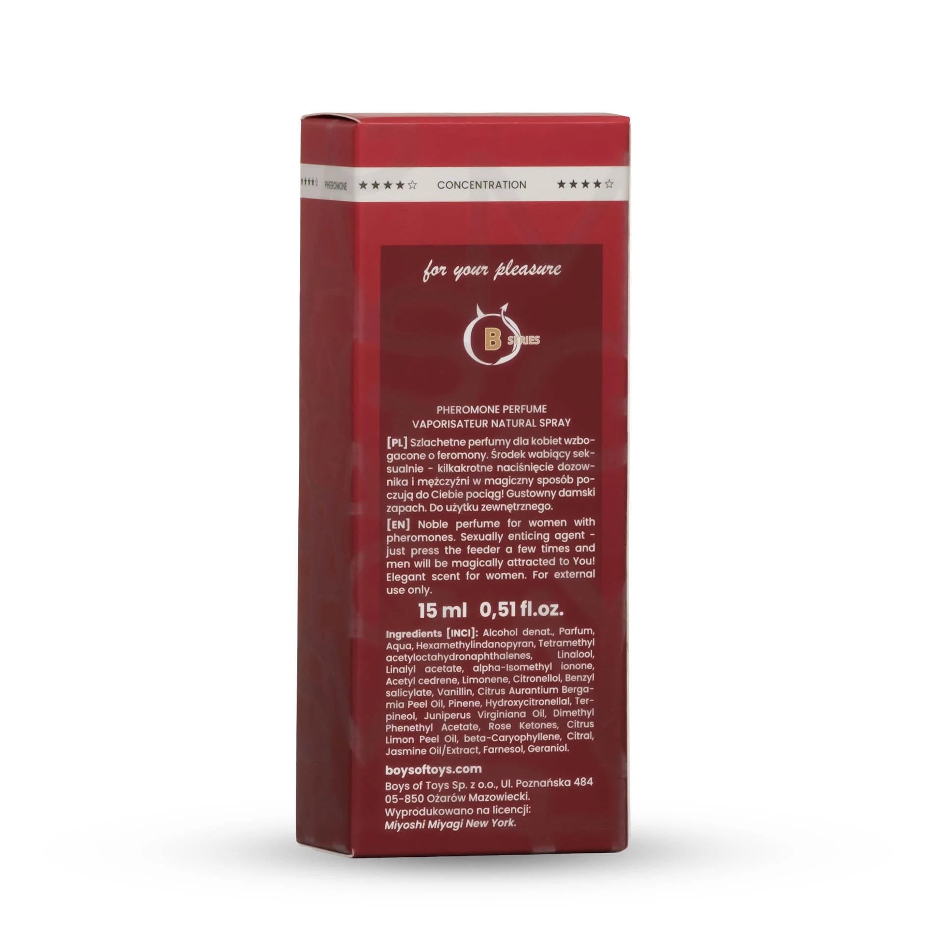 Miyoshi Miyagi INSTINCT pheromone perfumes 15ml WOMEN