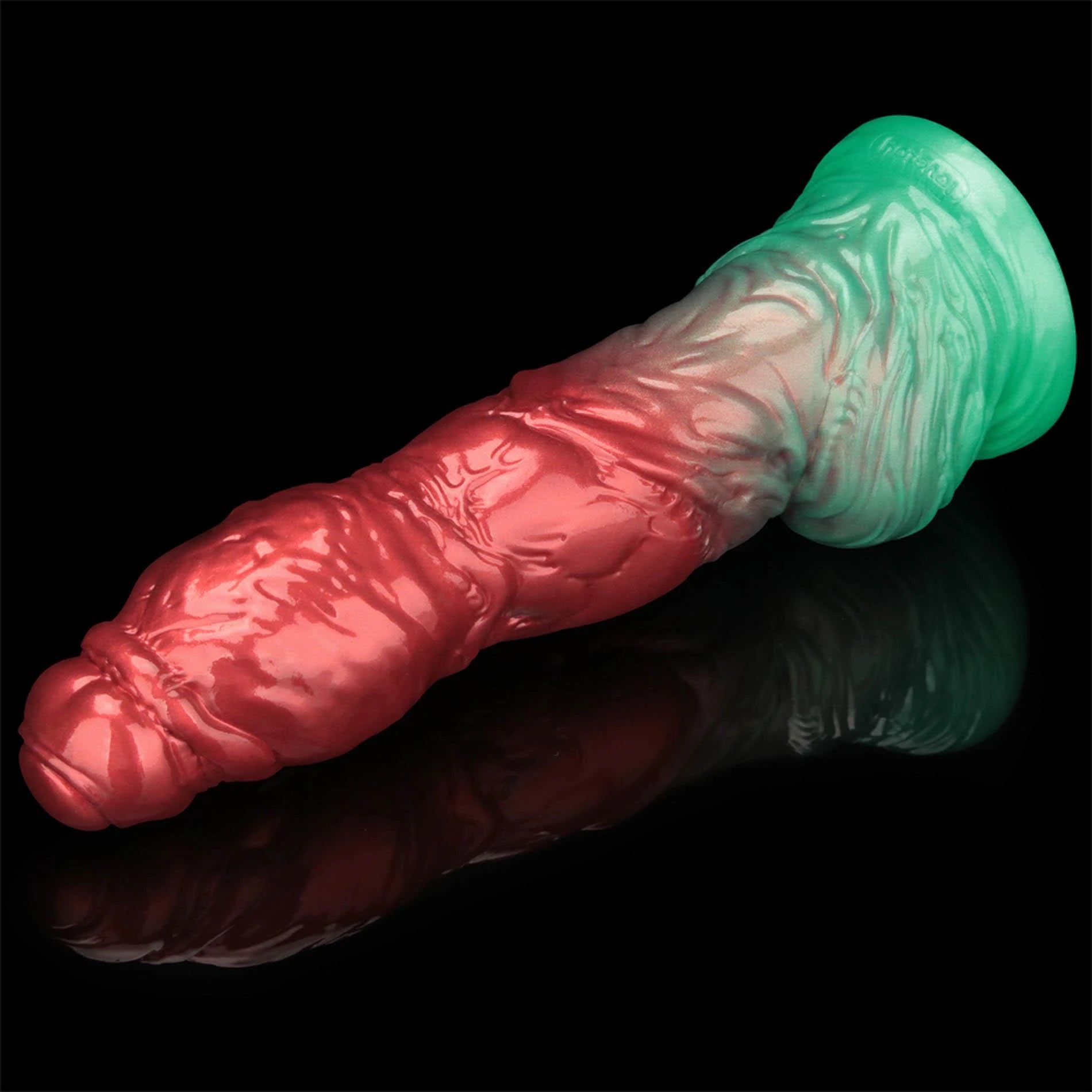 10'' Dual Density Silicone Inflatable Dildo