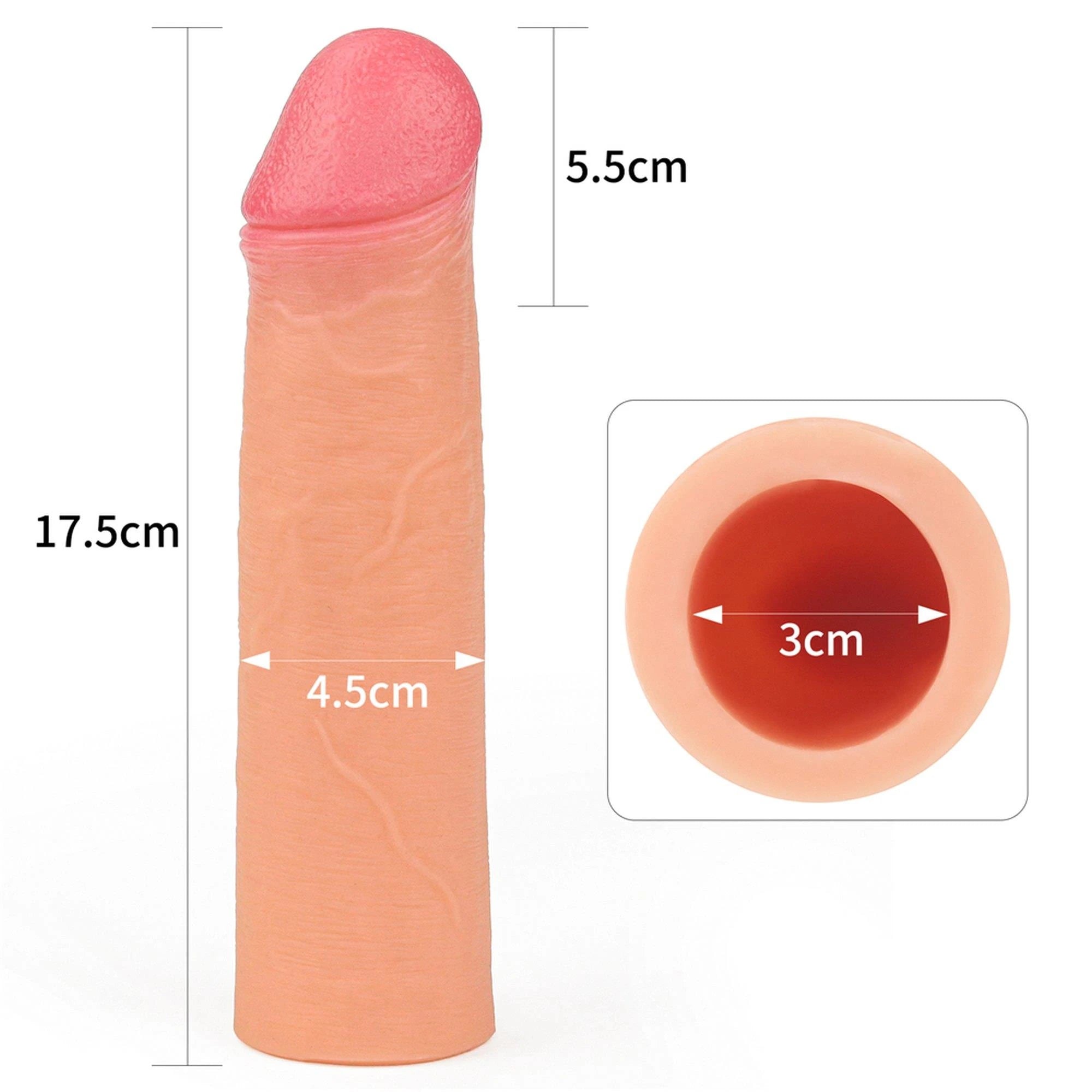 Add 2″ Revolutionary Silicone Nature Extender