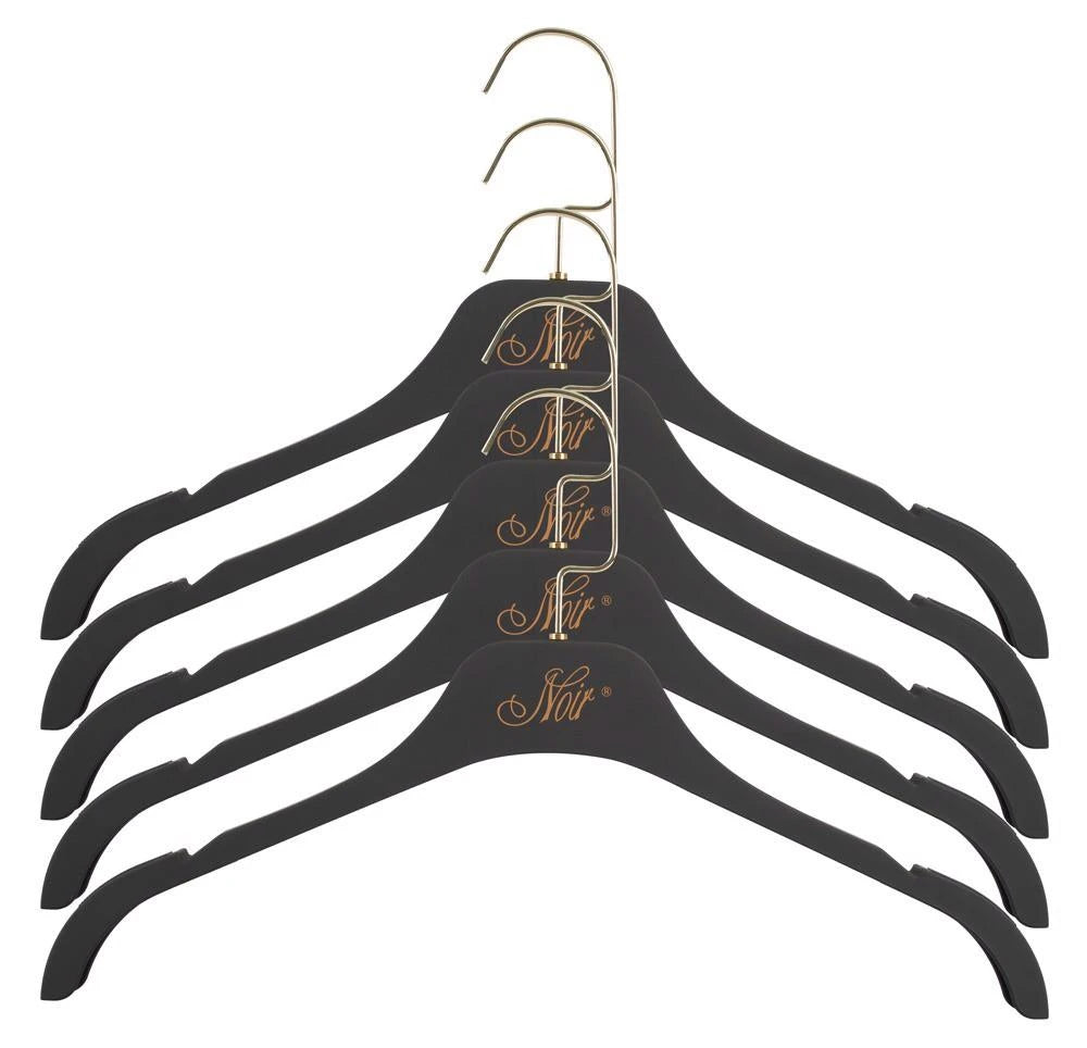 5 Noir Clothes Hangers