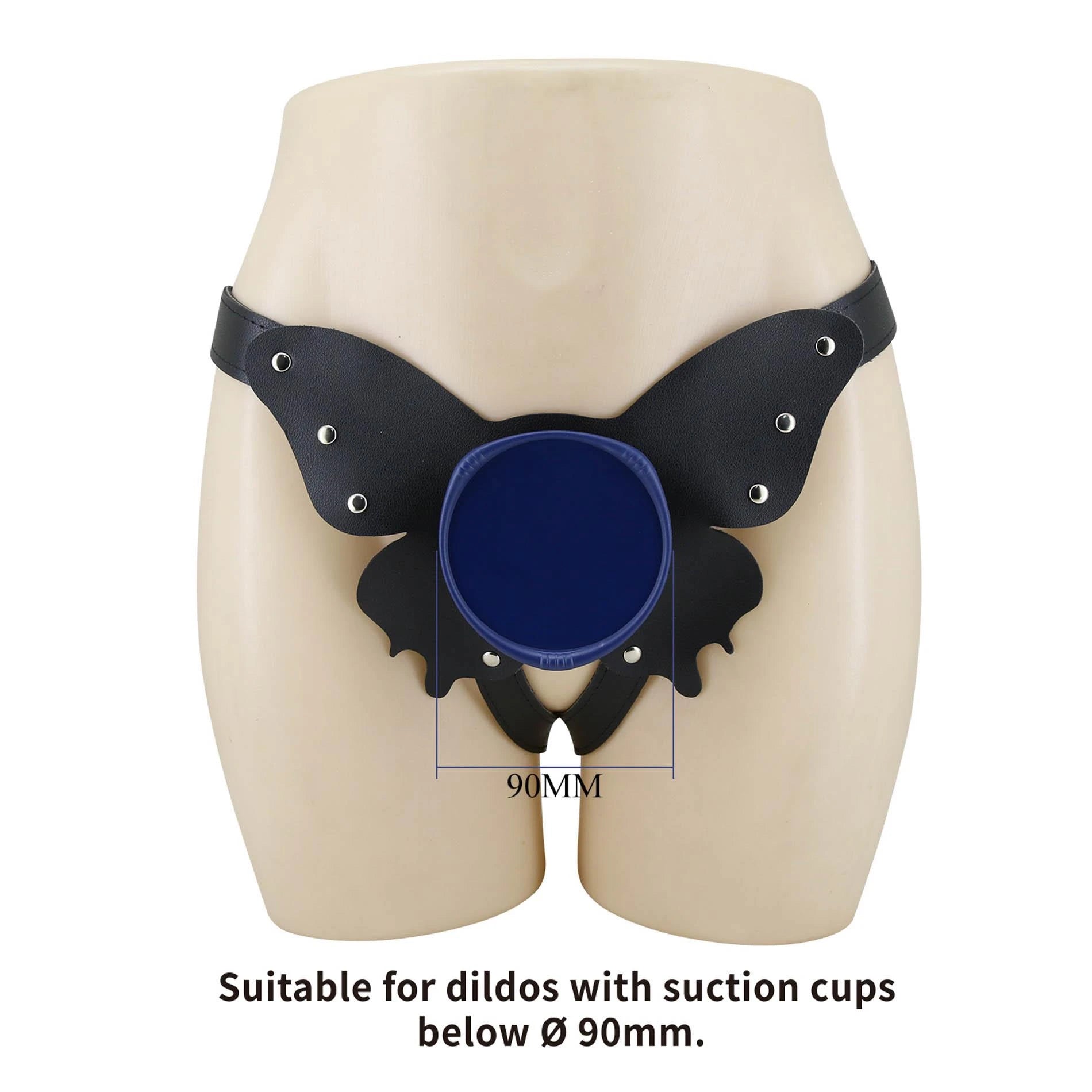 Pretty Love Wells 6.3" Godemichet en silicone avec string harnais