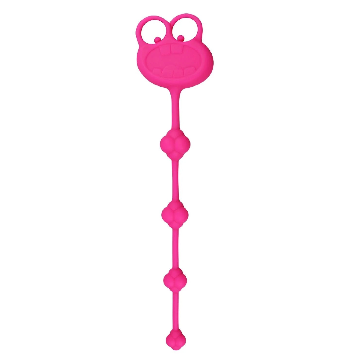 10″ Silicone Frog Anal Beads
