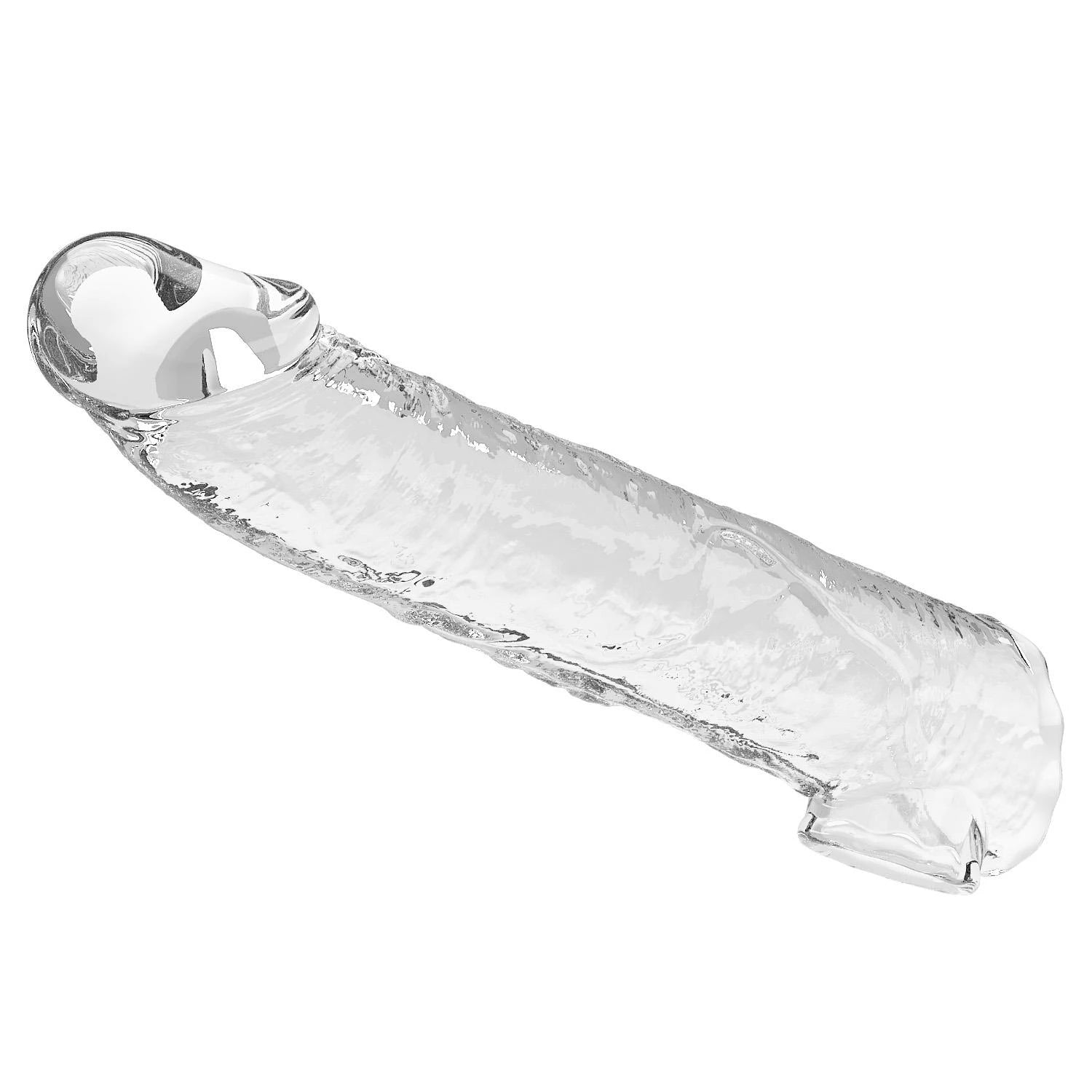 Pretty Love Extension Penis Sleeve with Modular Length Blocks – Clear – 26 cm