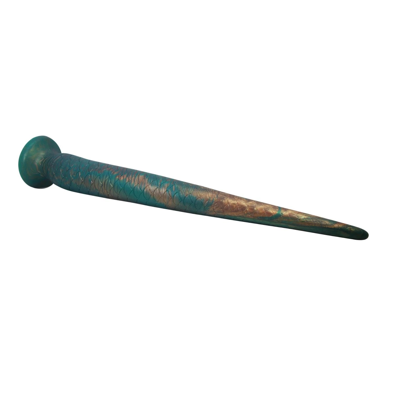 Power Monsters Titan verdoyant – Godemichet monstre en silicone strié de 47 cm