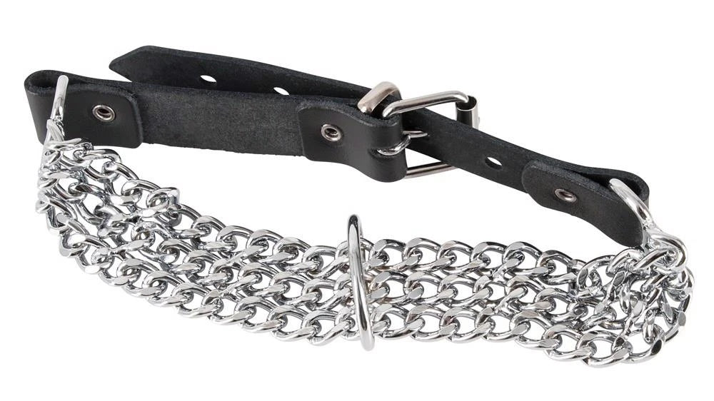 Collier ras du cou en cuir