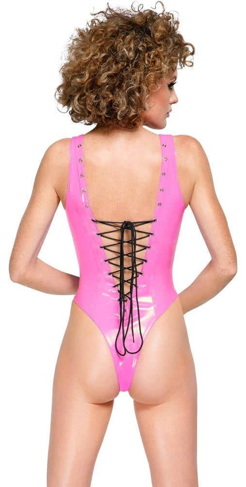 Body en vinyle rose XL