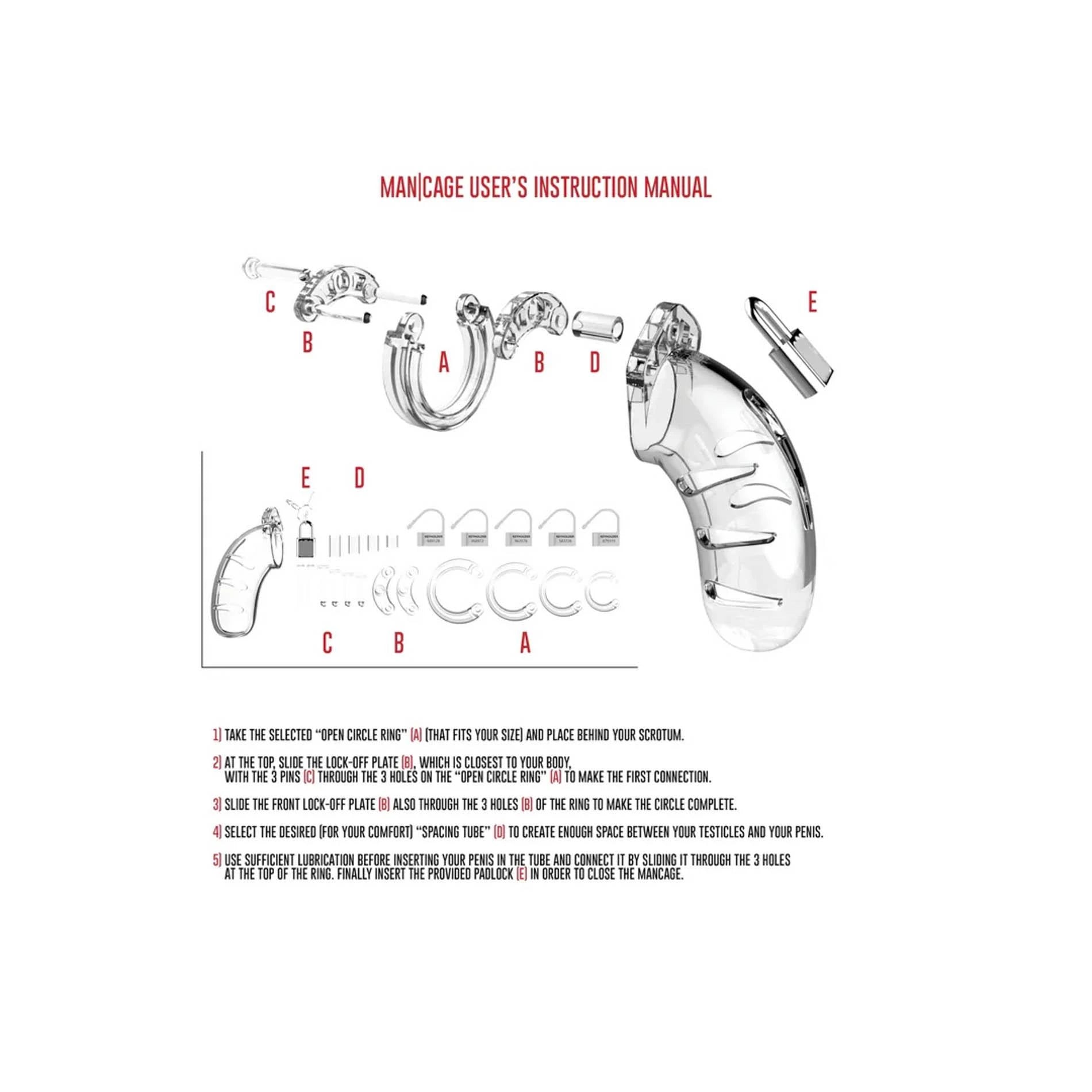 Model 05 Chastity Cock Cage - 5.5 / 14 cm