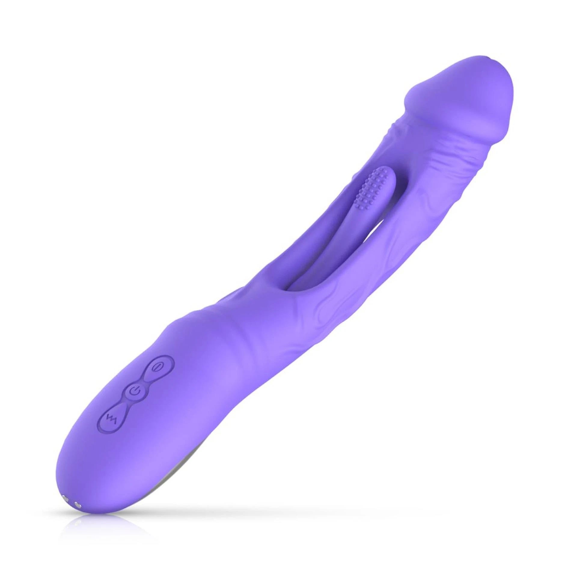 Good Vibes Only - Godemichet vibrant Flax avec stimulateur de point G