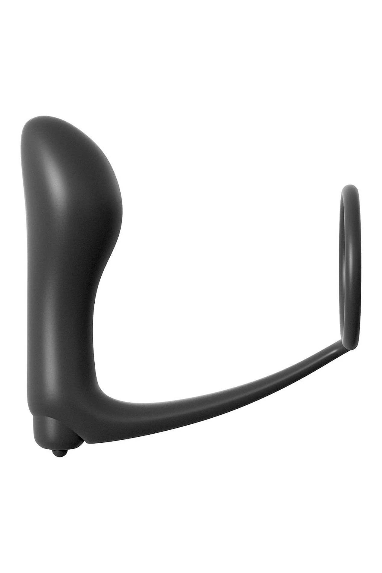 Ass-Gasm Cockring Vibrating Plug