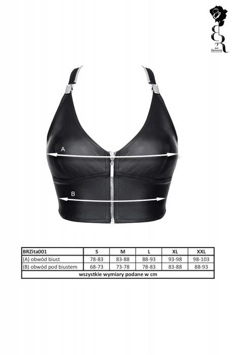 Underwear - BRZITAI001 black top size S