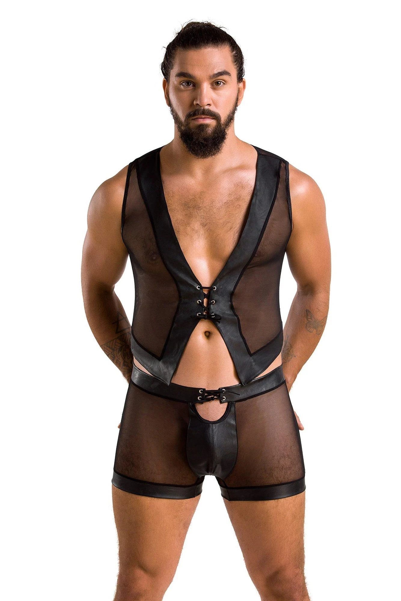 053 SET WILLIAM noir XXL/XXXL - Passion