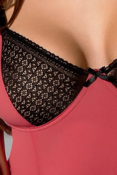 Bielizna-GILL CHEMISE red XXL/XXXL - Casmir