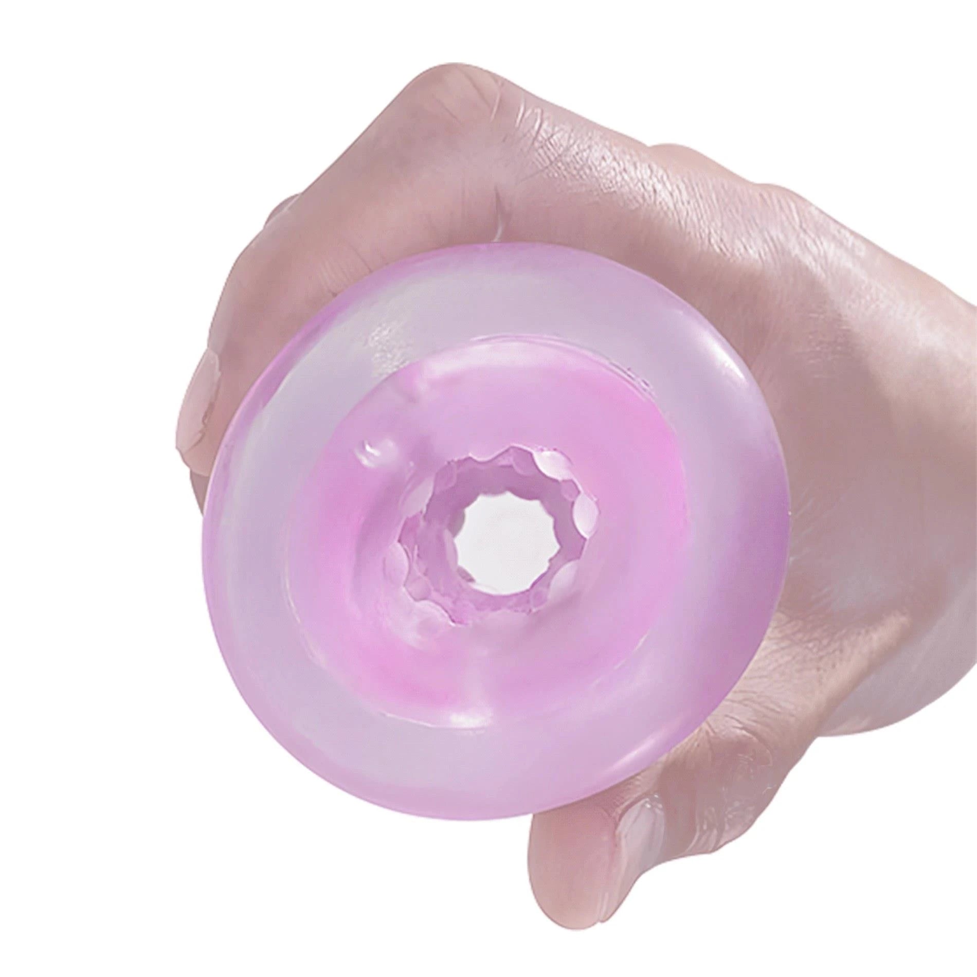 PRETTY LOVE - Transparent masturbator, TPR