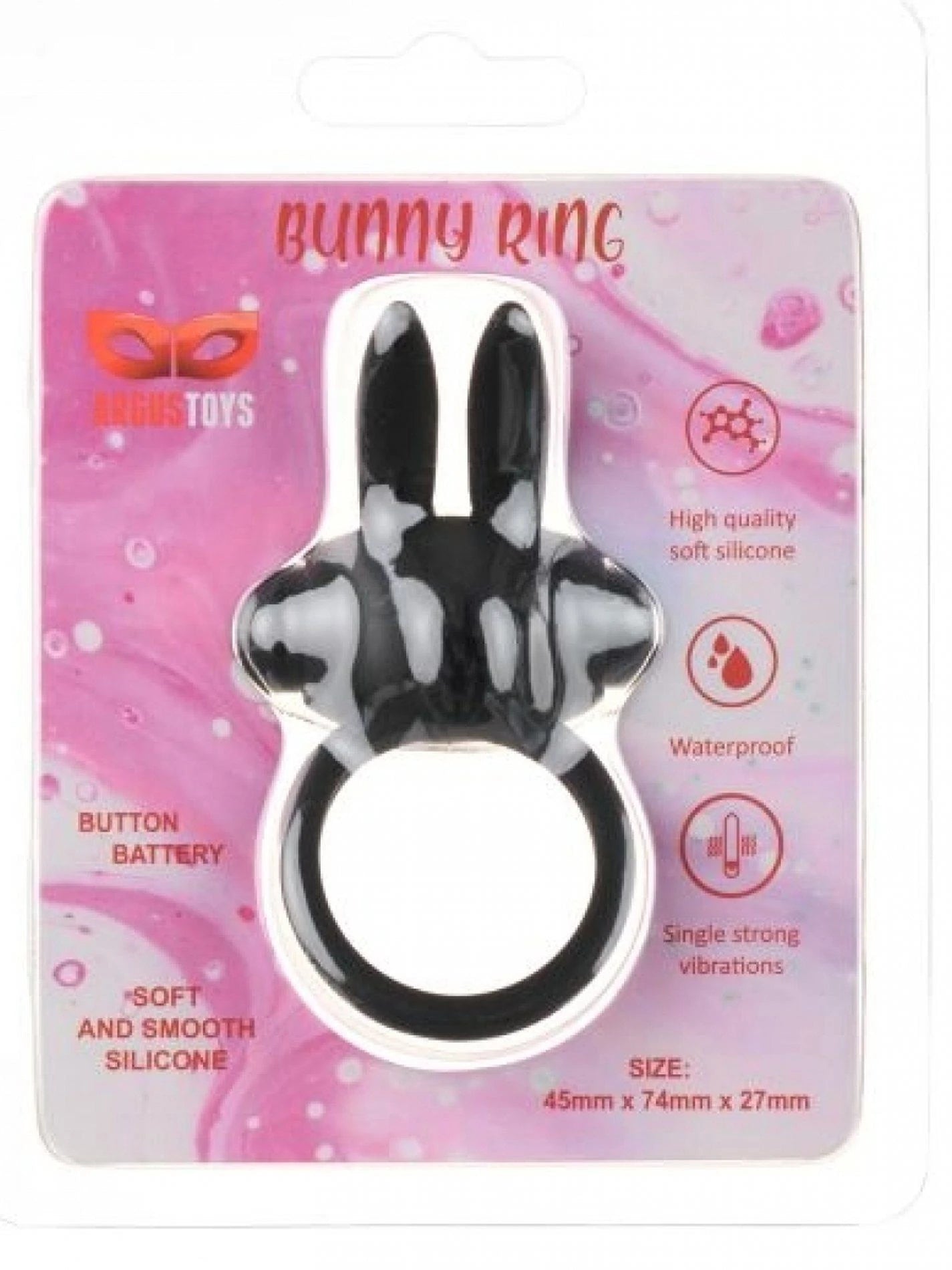 Anello coniglio nero
