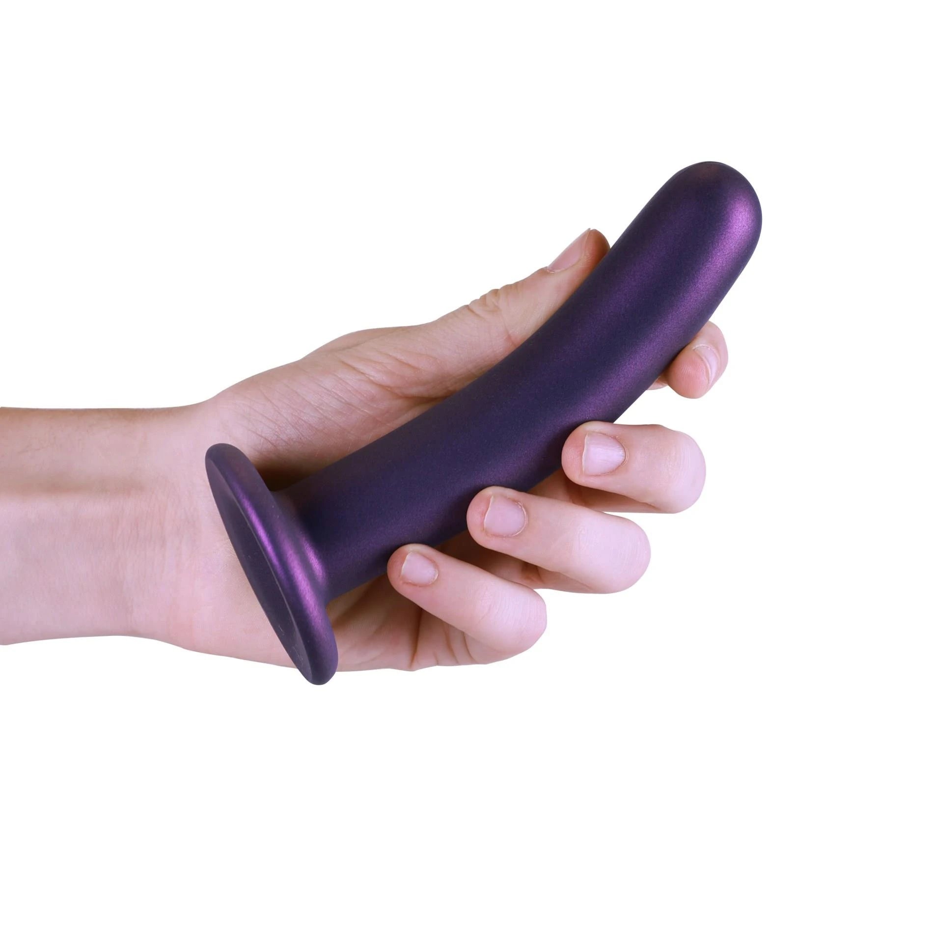 Gode ceinture en silicone lisse point G - 6'' / 14,5 cm