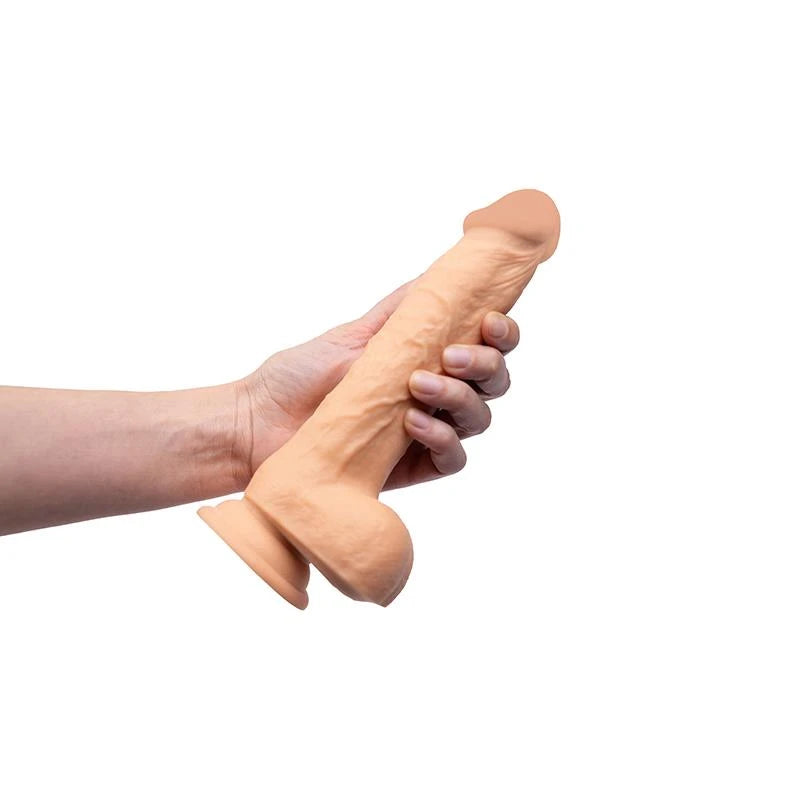 Vibro-godemiché rotatif 22 cm