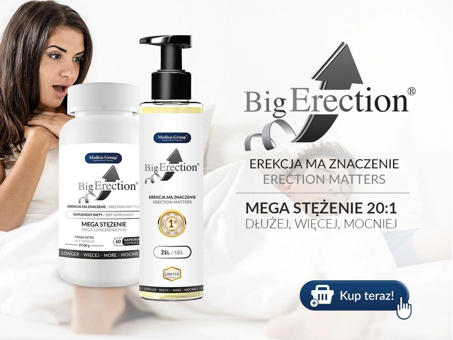 Dietary supplement - Big Erection - 60 capsules