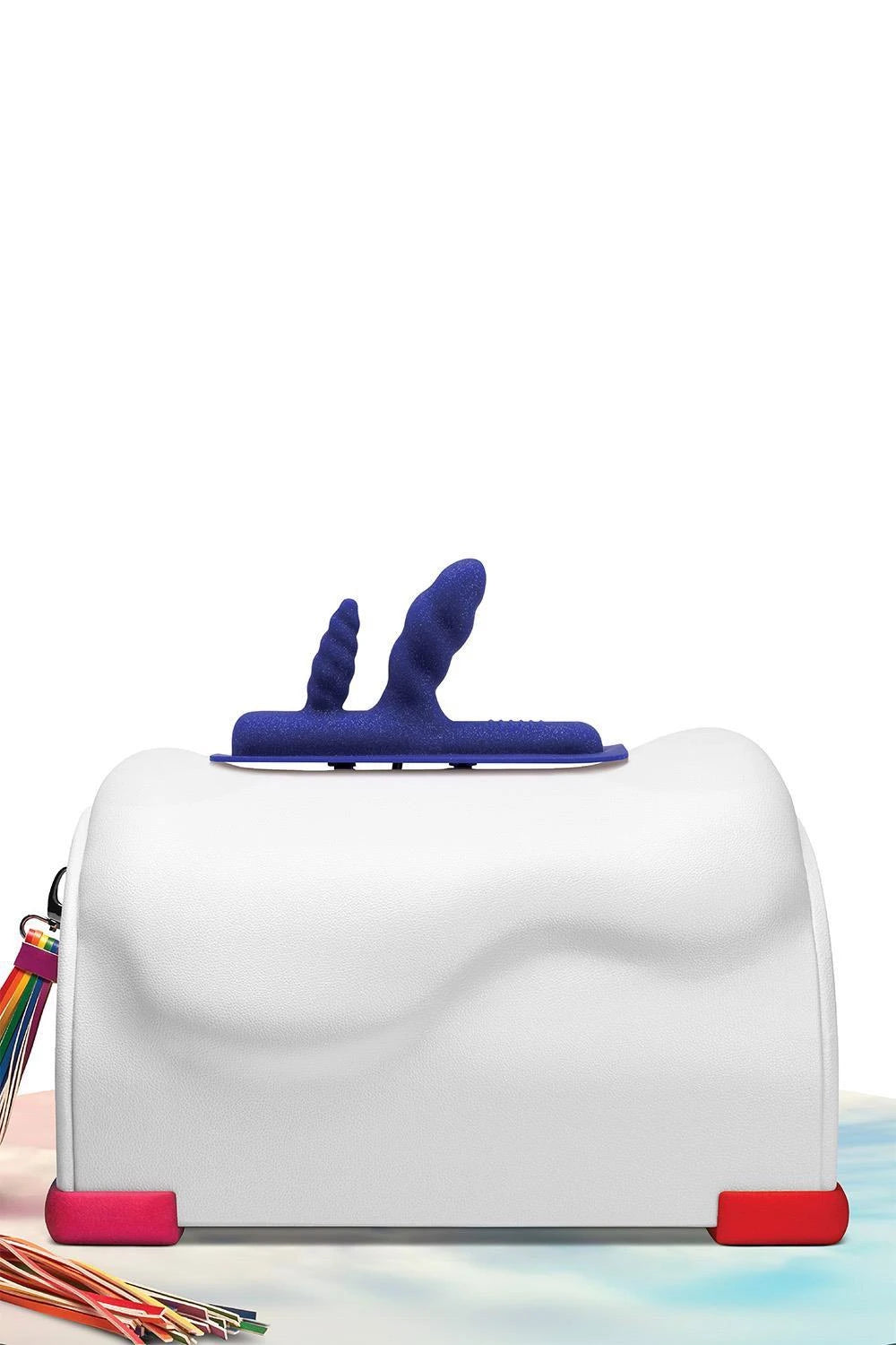 ATTACHE EN SILICONE DE LICORNE À DEUX CORNES