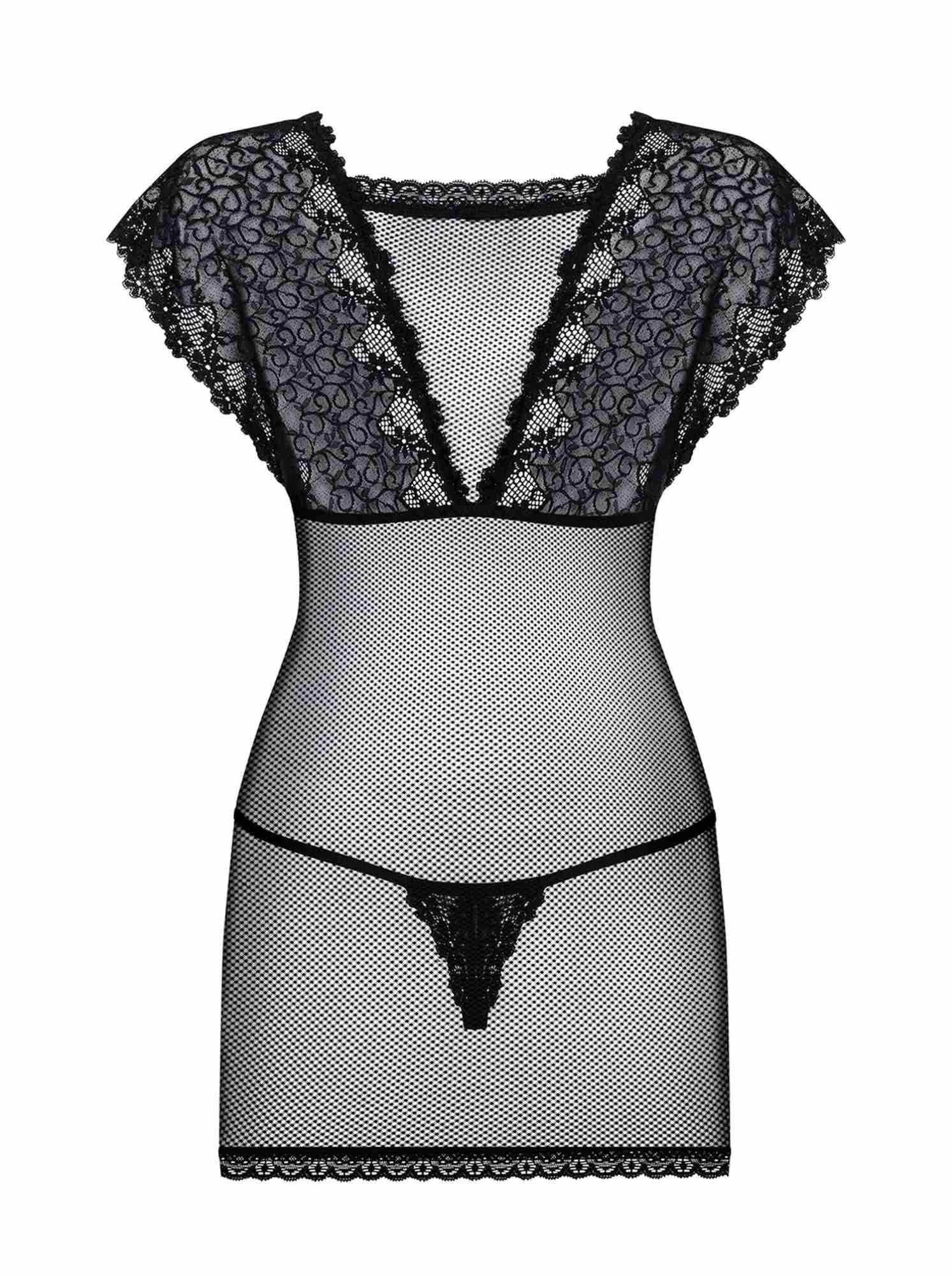 Lingerie-821-CHE-1 chemise et string L/XL