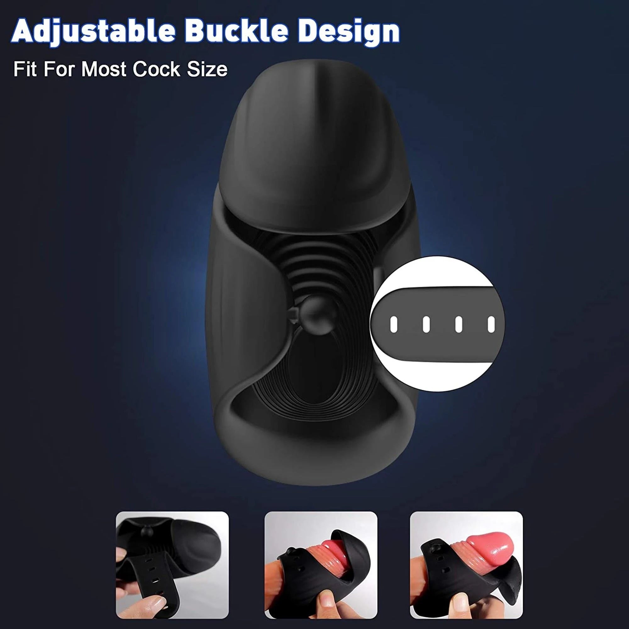 Adjustable wearable Penis vibrator