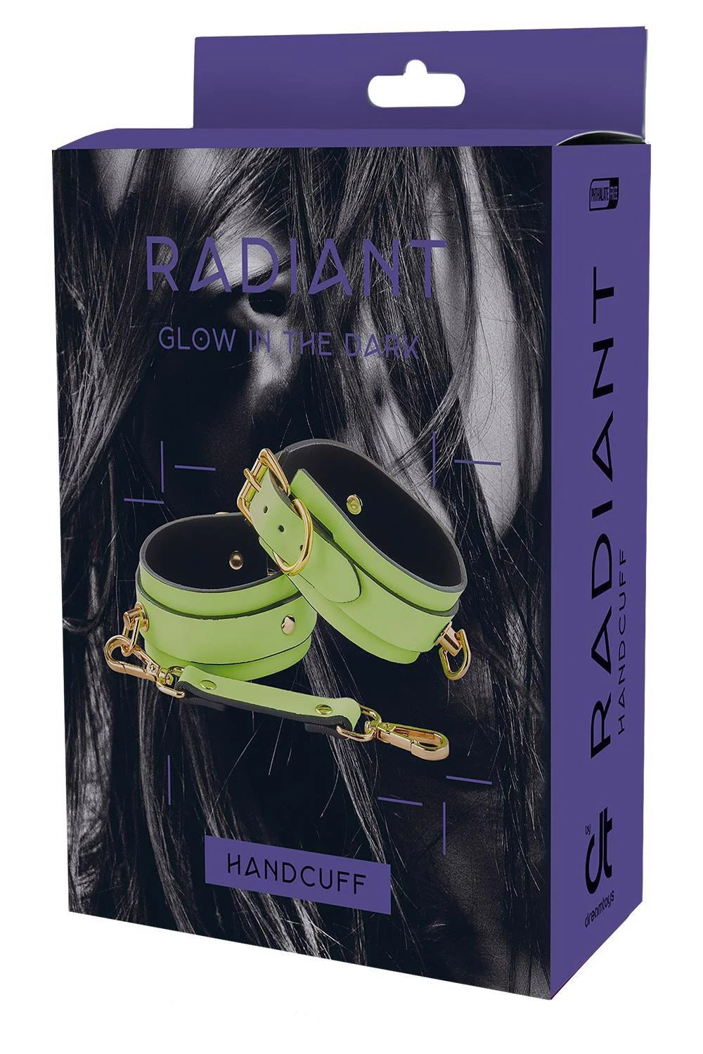 LUMINOUS HANDCUFFS GLOW IN THE DARK GREEN