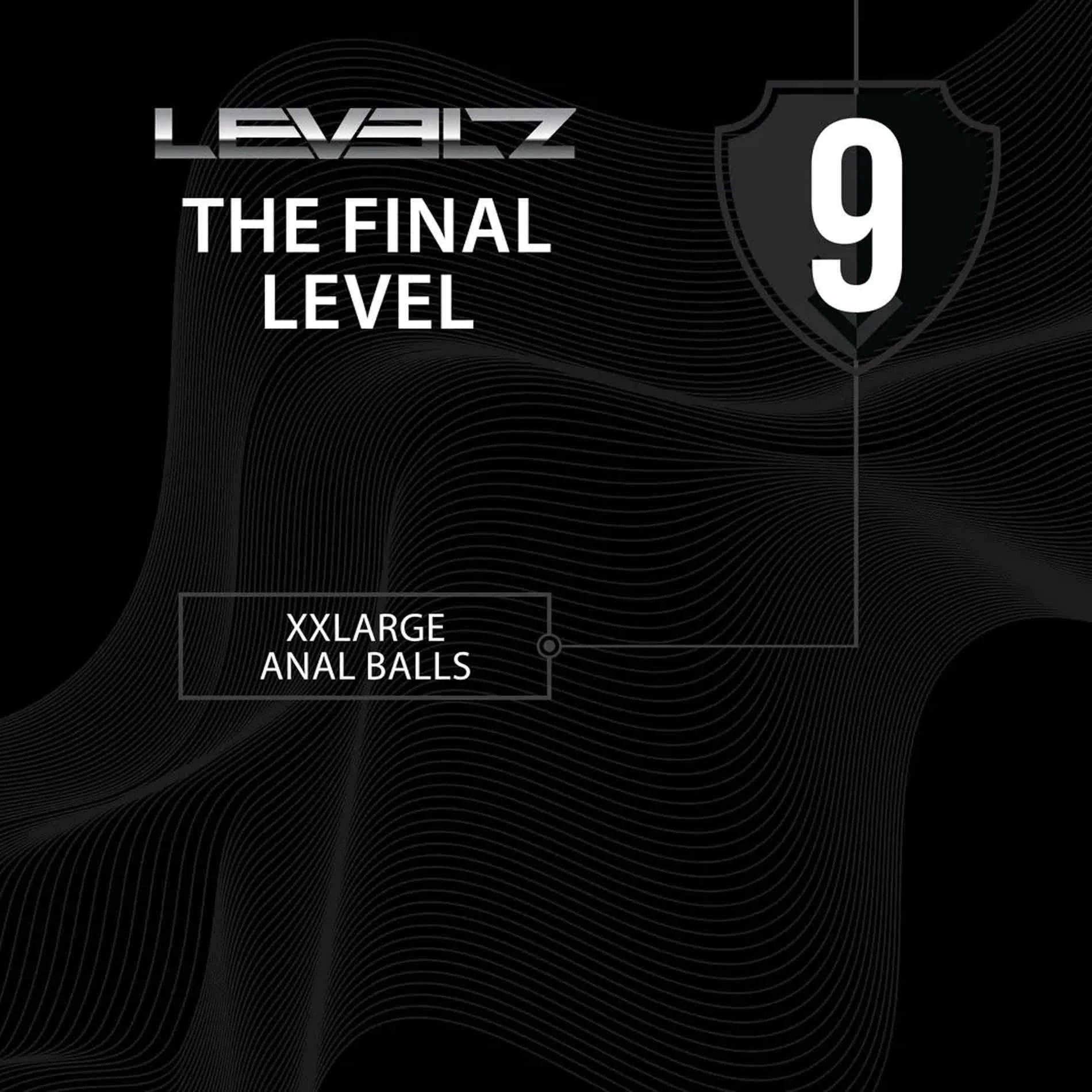 Silicone Waterdrop Anal Balls - XXL - 60mm - Black