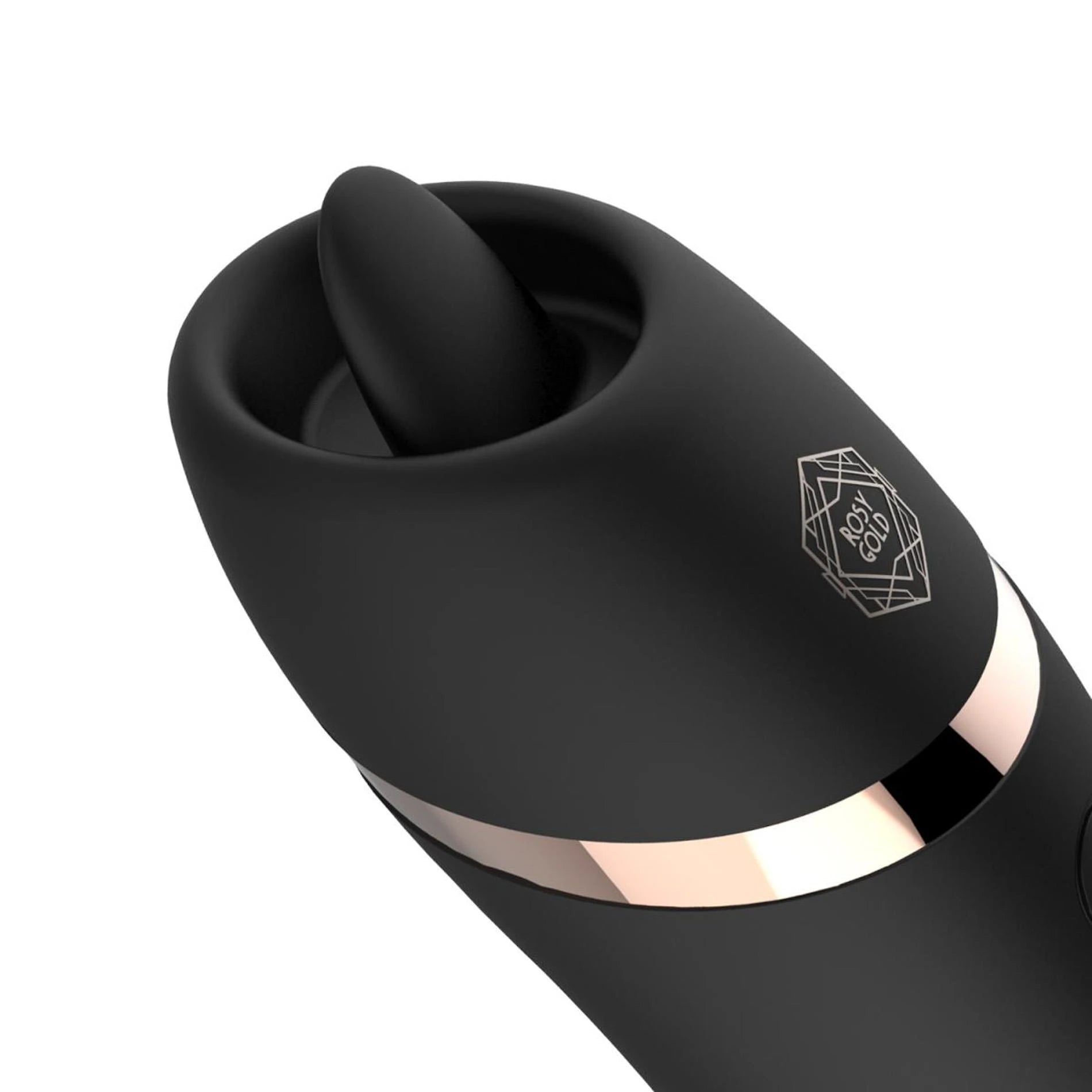 Rosy Gold – Licking Stimulator with Luxury Charging Case – Black