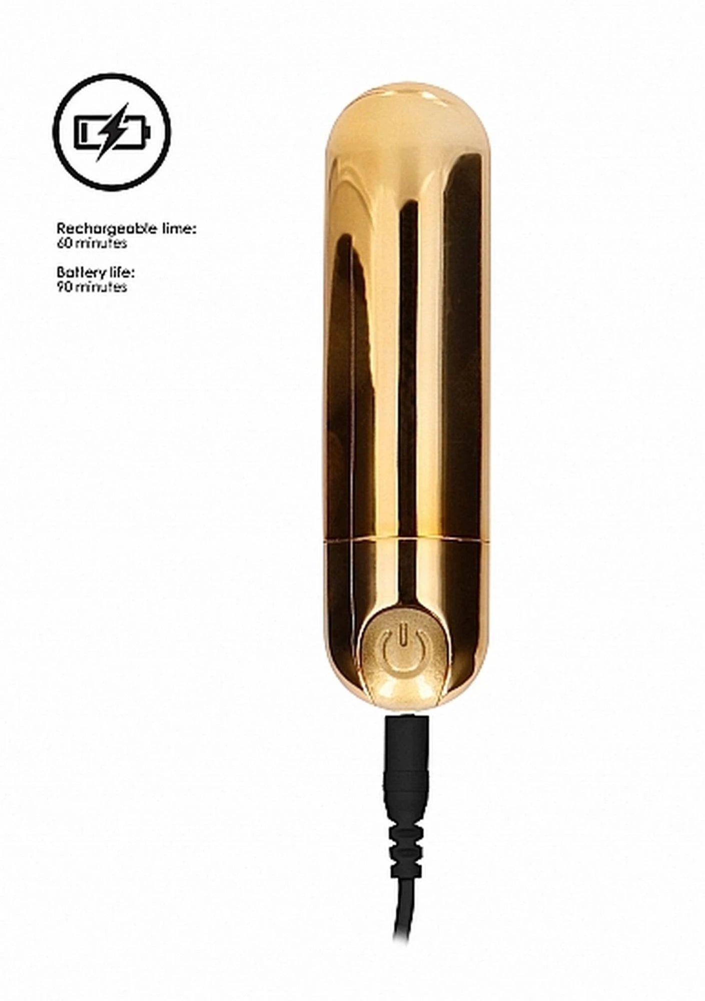 Balle vibrante rechargeable 10 vitesses - Or