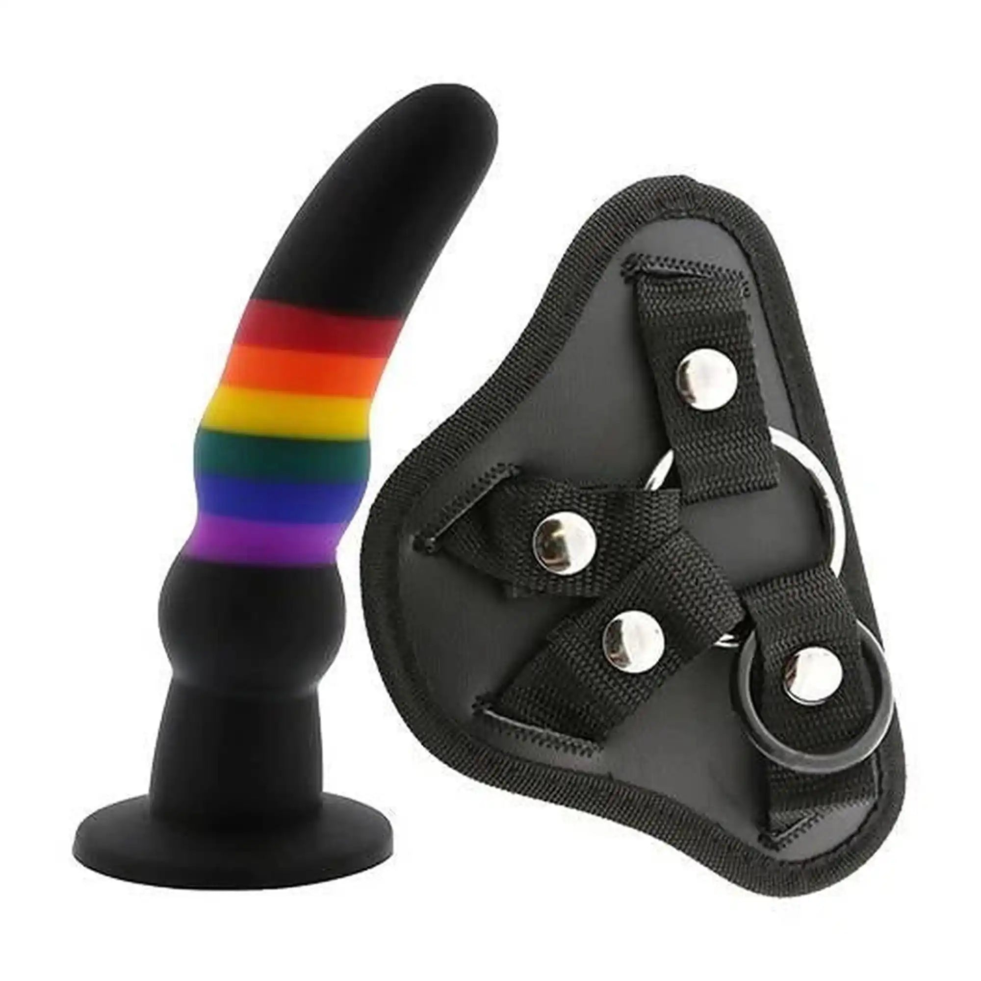 GODEMICHET SOLIDE COLOURFUL LOVE AVEC SANGLE