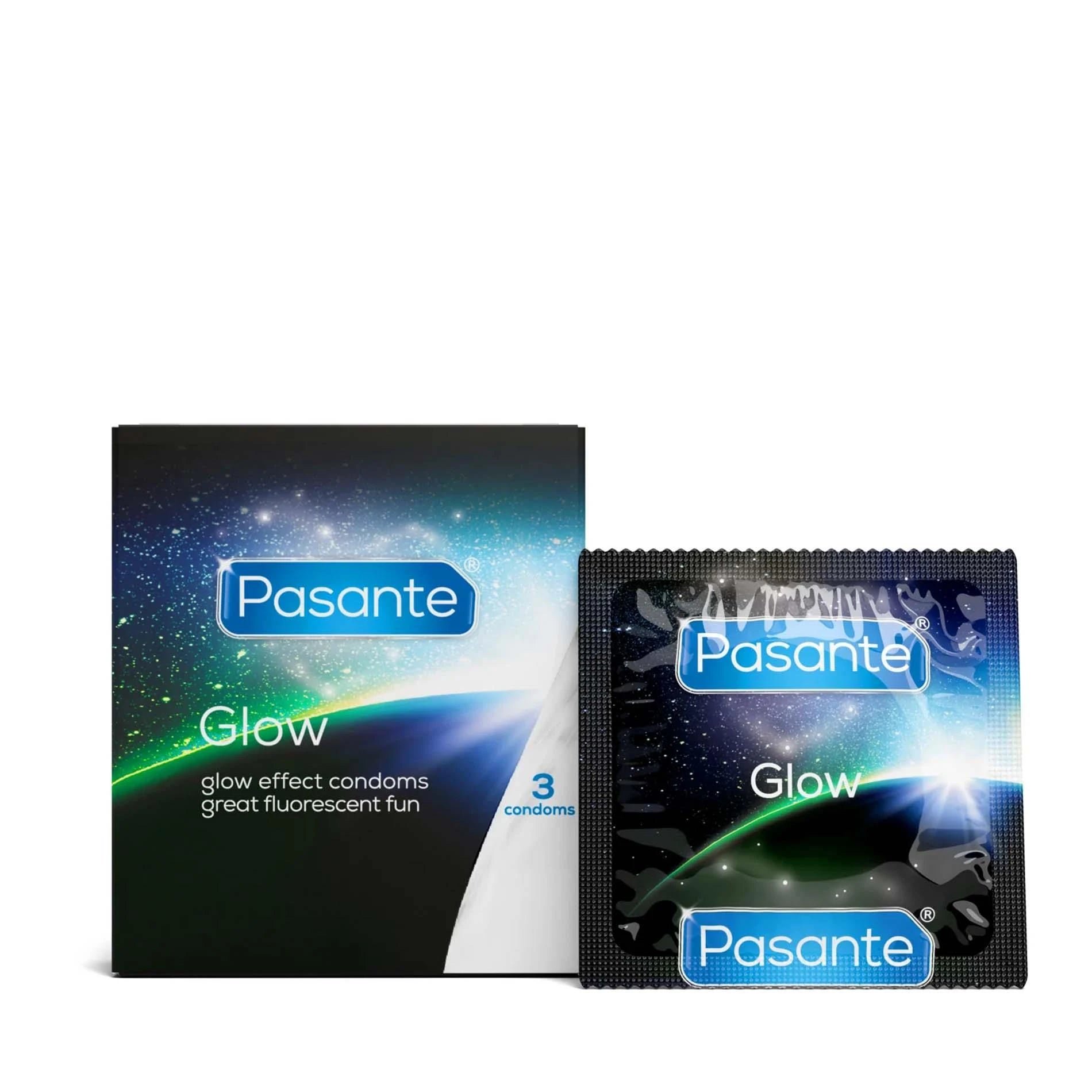 Préservatifs Pasante Glow 3 pièces