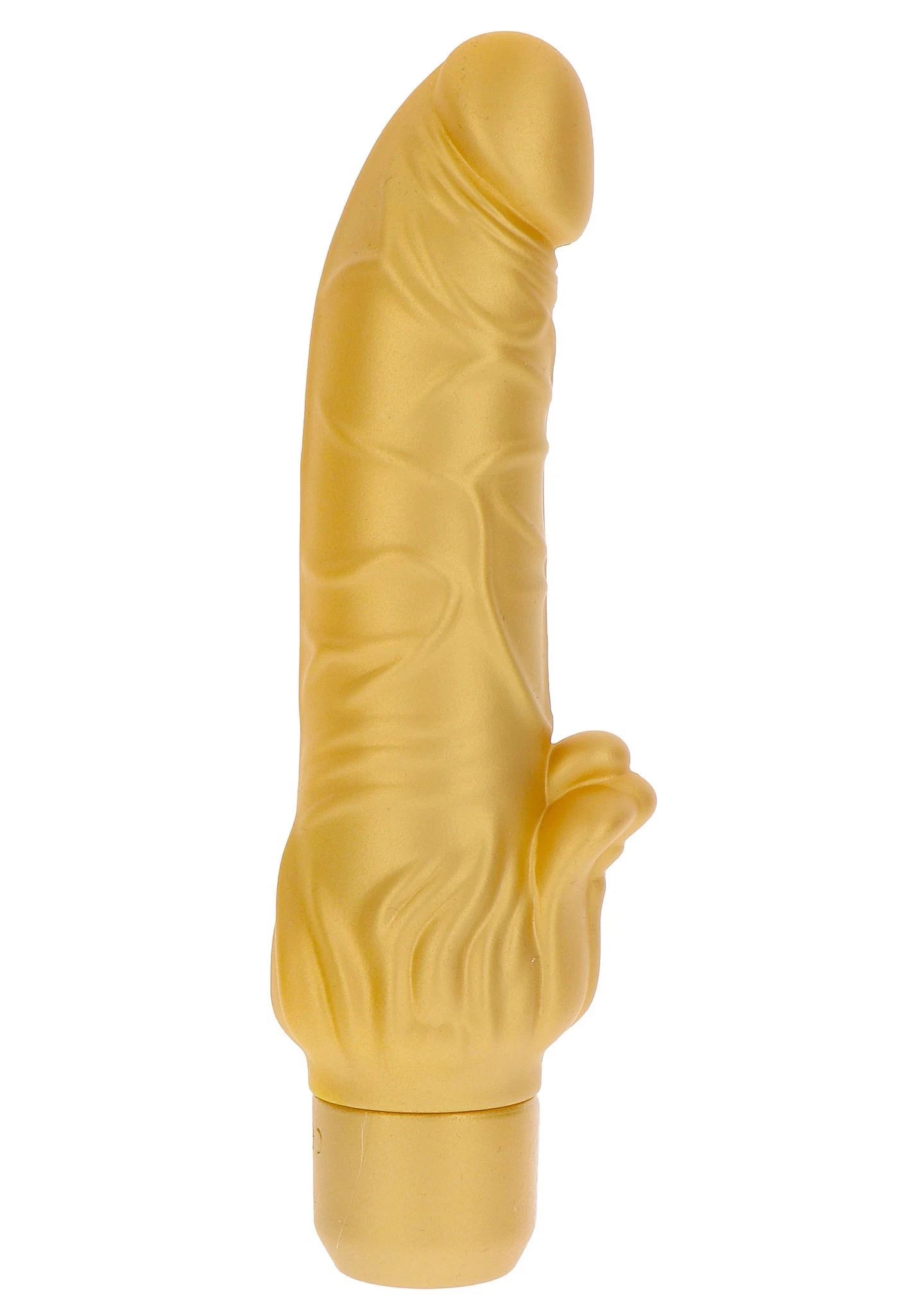 Vibromasseur stimulateur de clitoris doré Gold