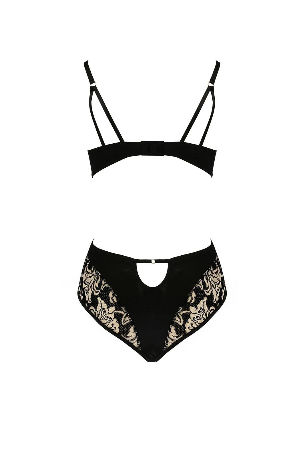 Bielizna-VICTORIA BODY black XXL/XXXL - Casmir