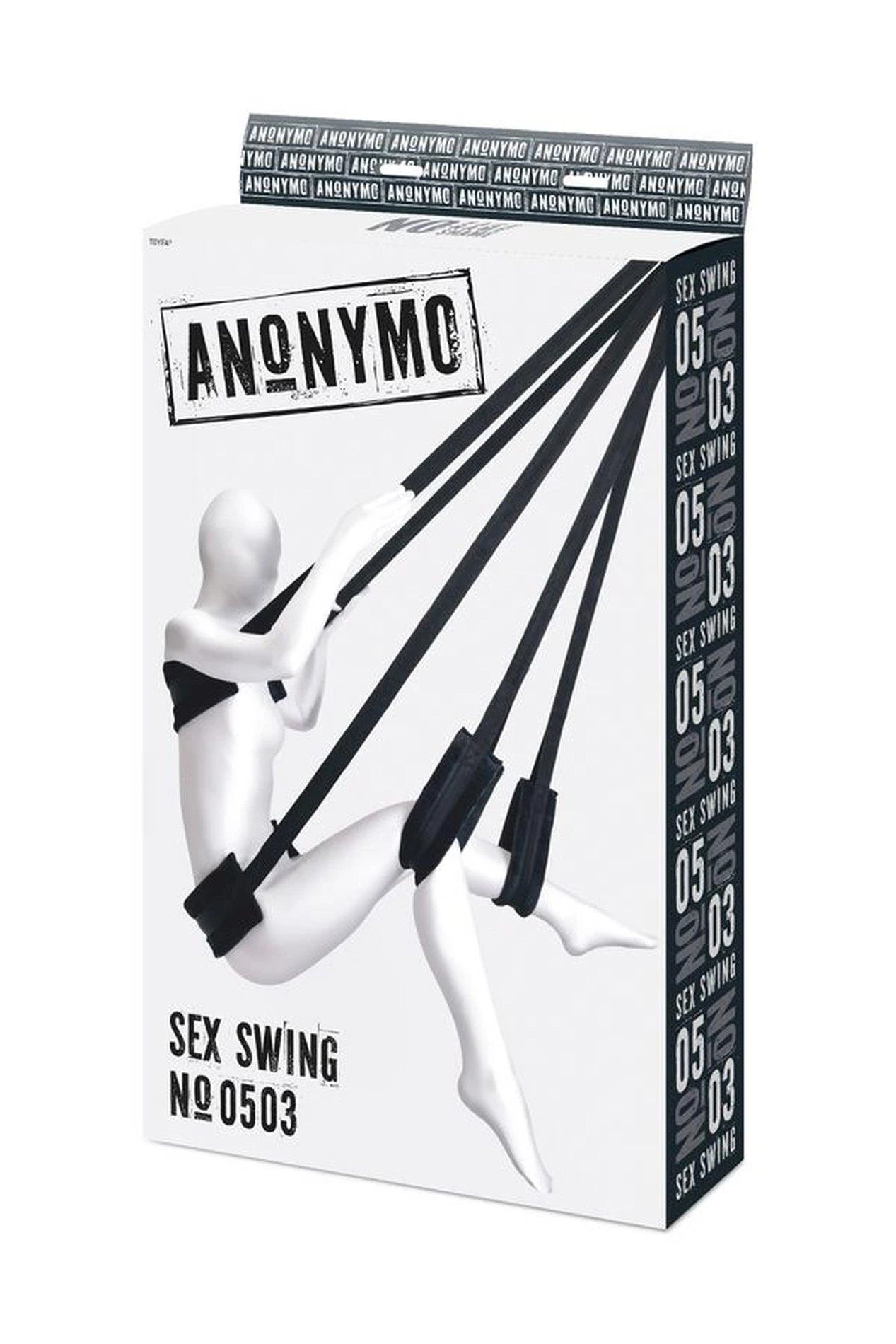Anonymous Sex swing, Velour, black