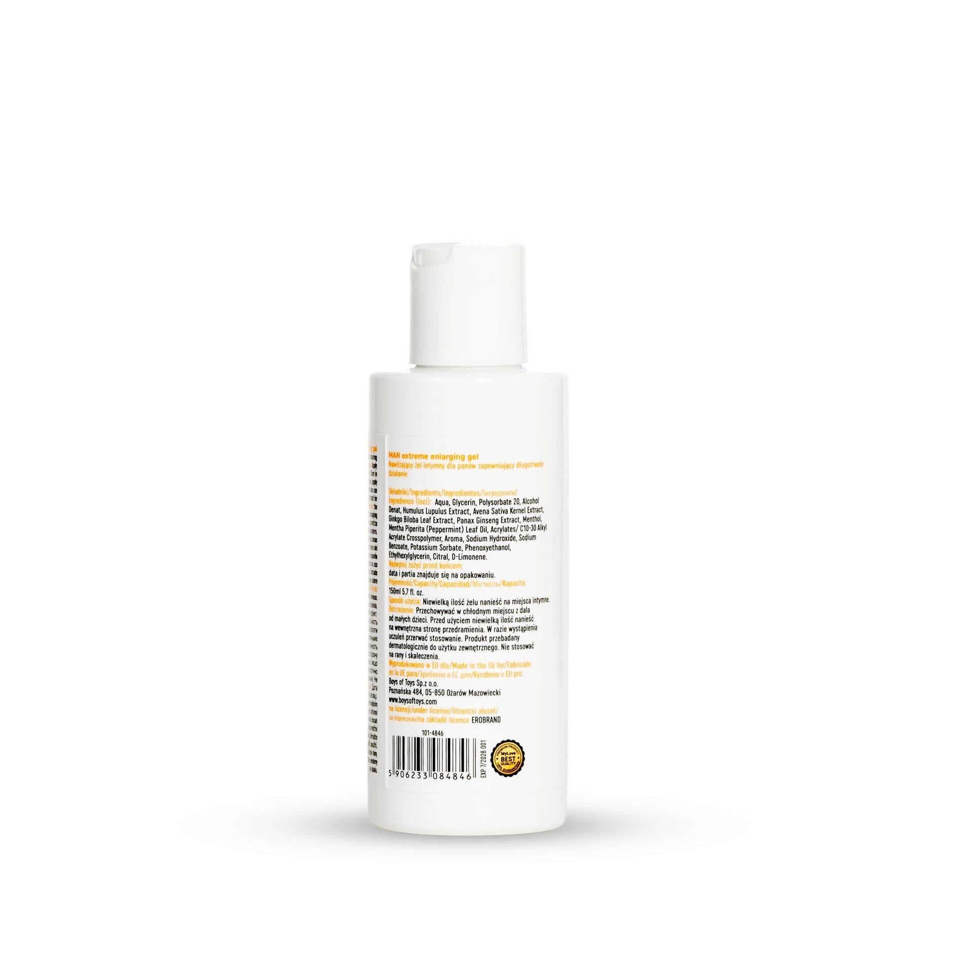 MyLove Man extreme enlarging-med gel 150 ml.